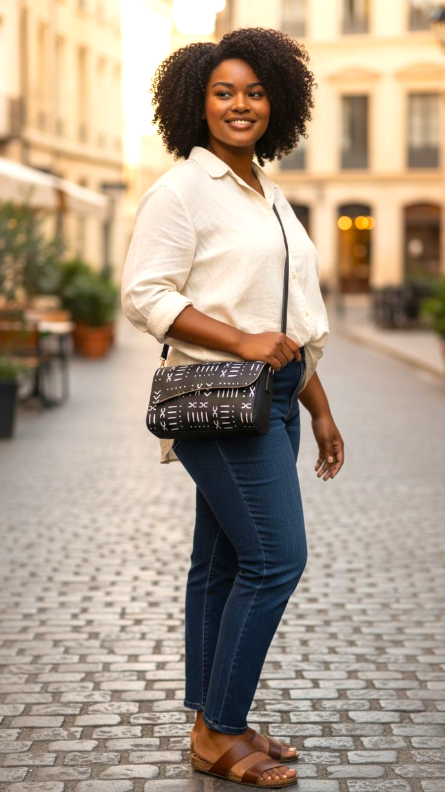 Clutch Purse/ With Cross Body Straps