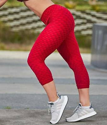 705 - BBL / yoga/Capri Legging & zipper Crop Top Set/ Honey Comb - Solid