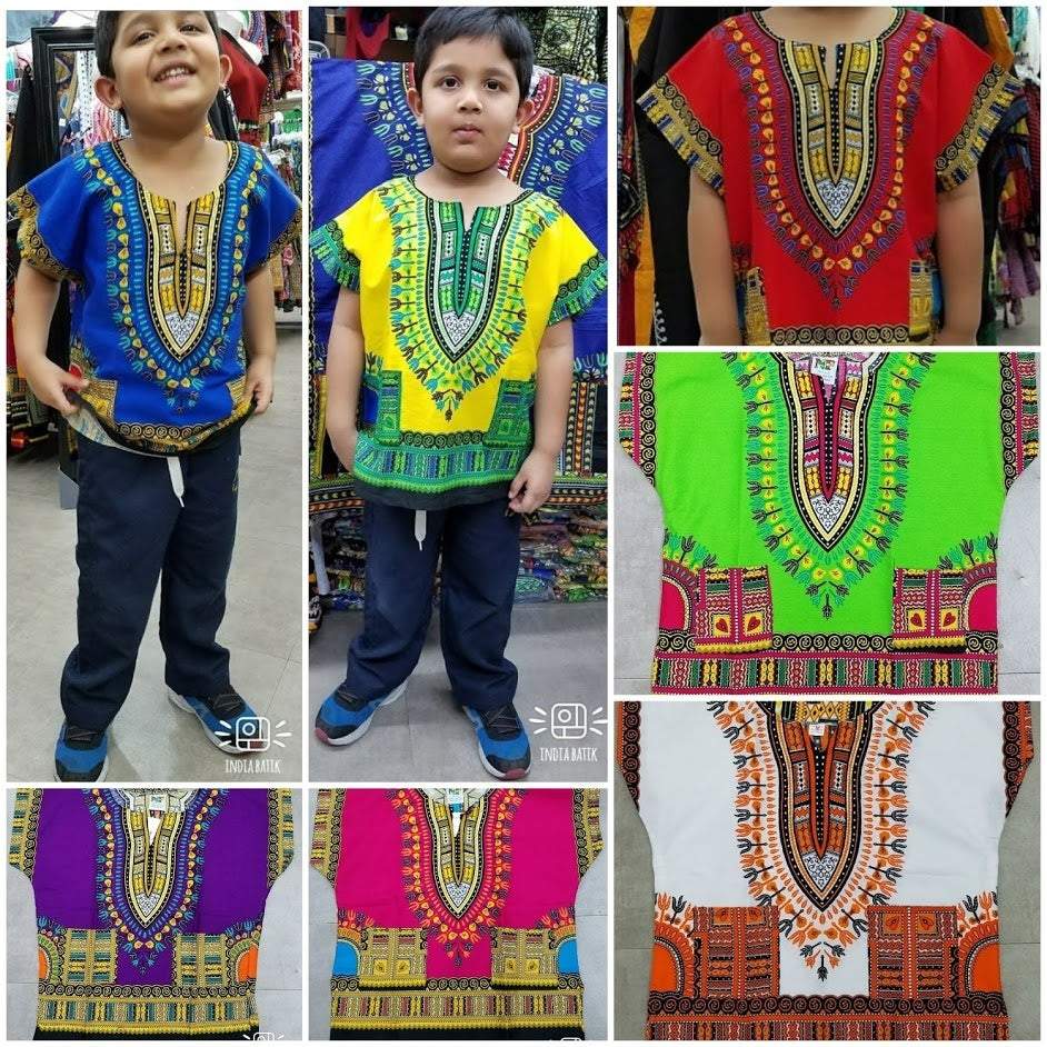 KIDS UNISEX DASHIKI TOP