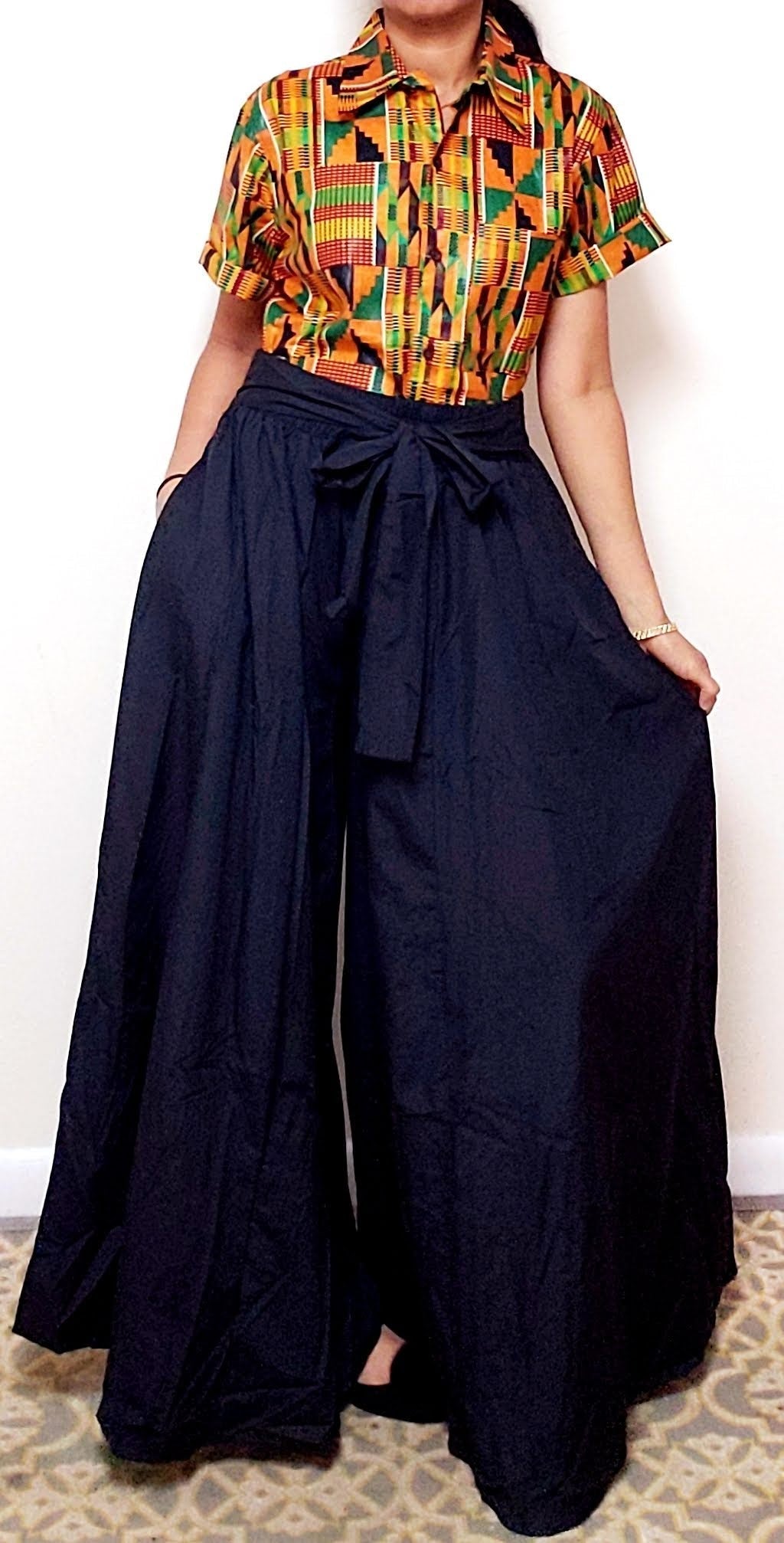 301-Women Solid Palazzo Pant