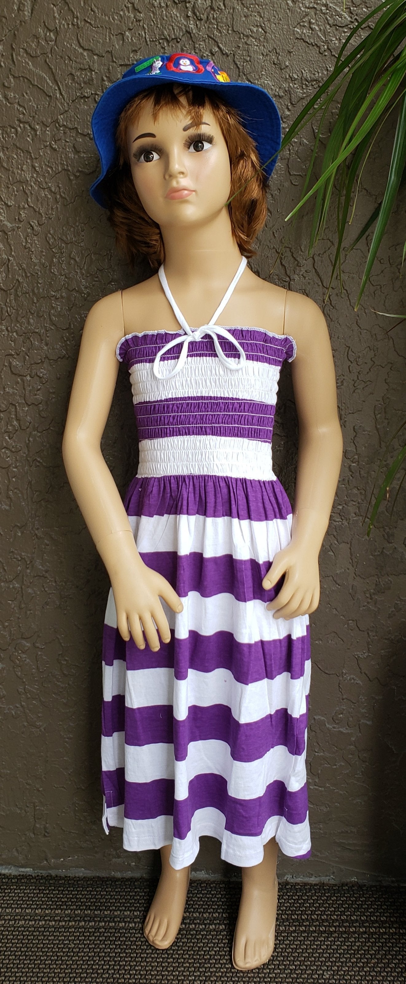 509 Kids/ Girls Tube Dress - Stripe