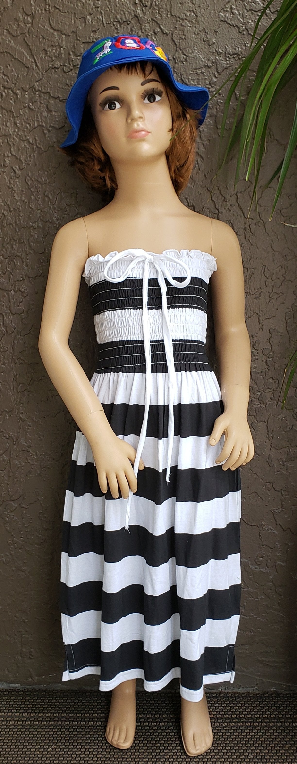 509 Kids/ Girls Tube Dress - Stripe