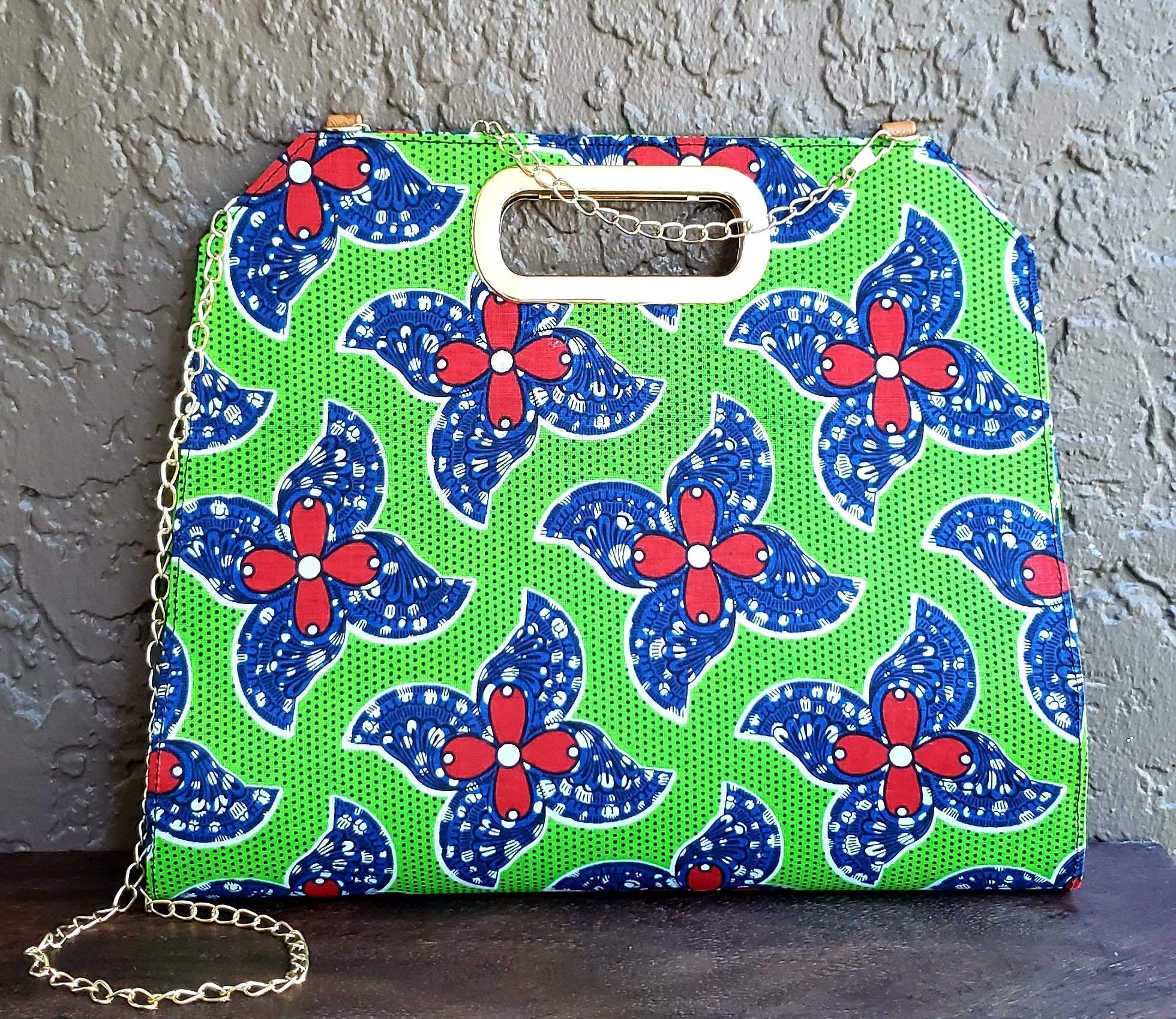 Clutch Purse/ Cross Body- Green