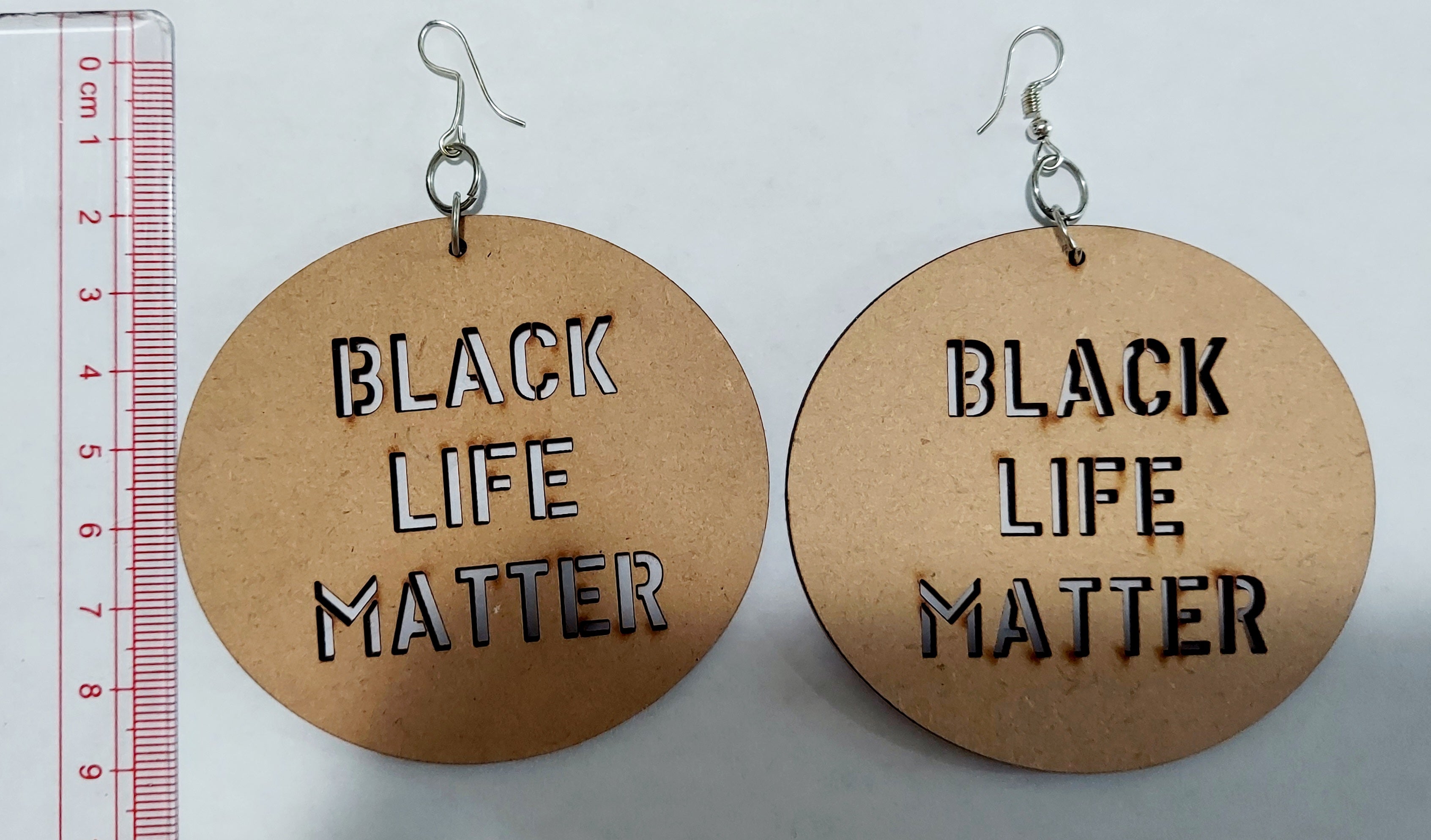 Wooden Afrocentric Earrings