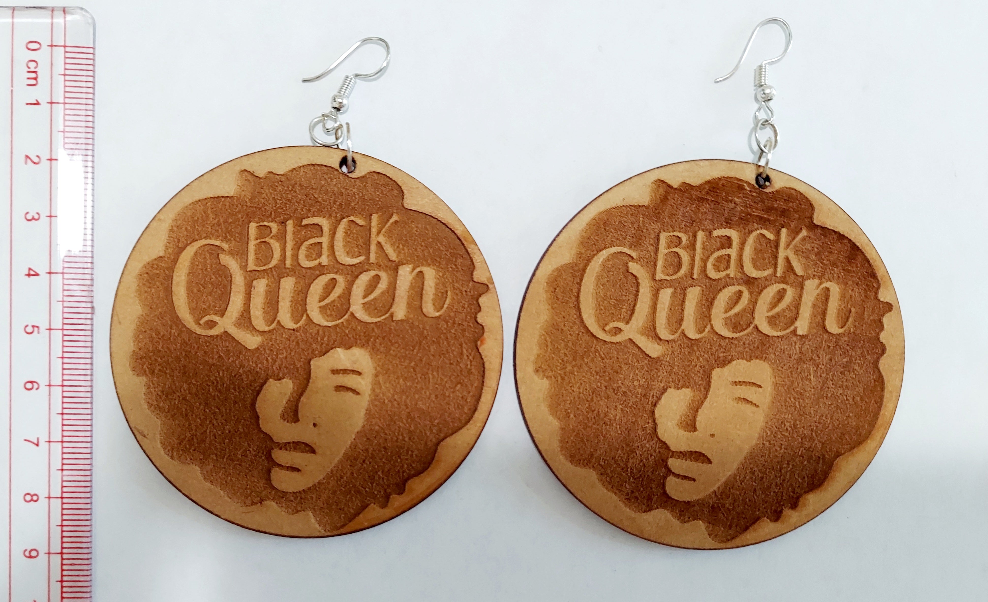 Wooden Afrocentric Earrings