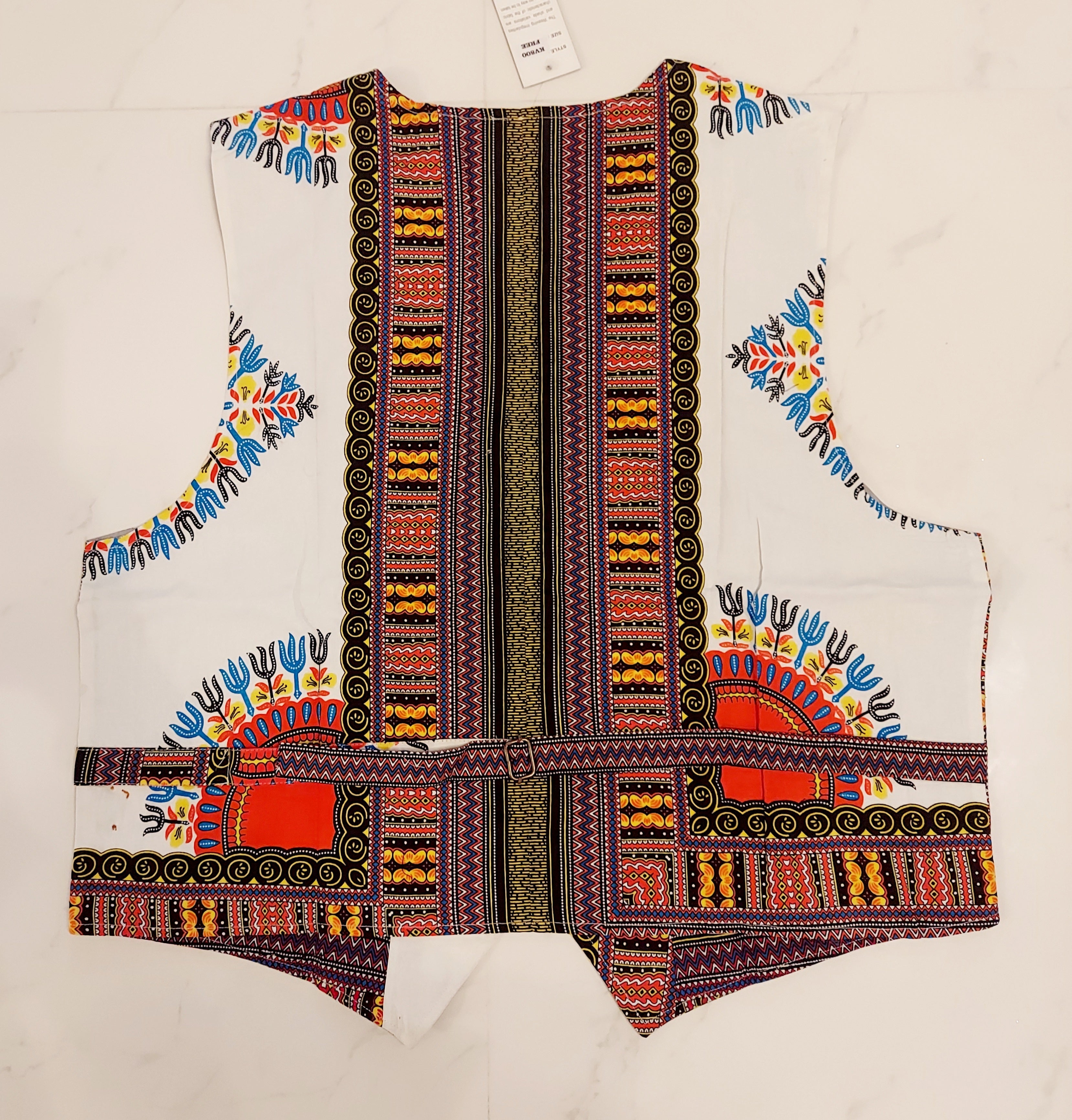Dashiki Vest / Unisex KV800