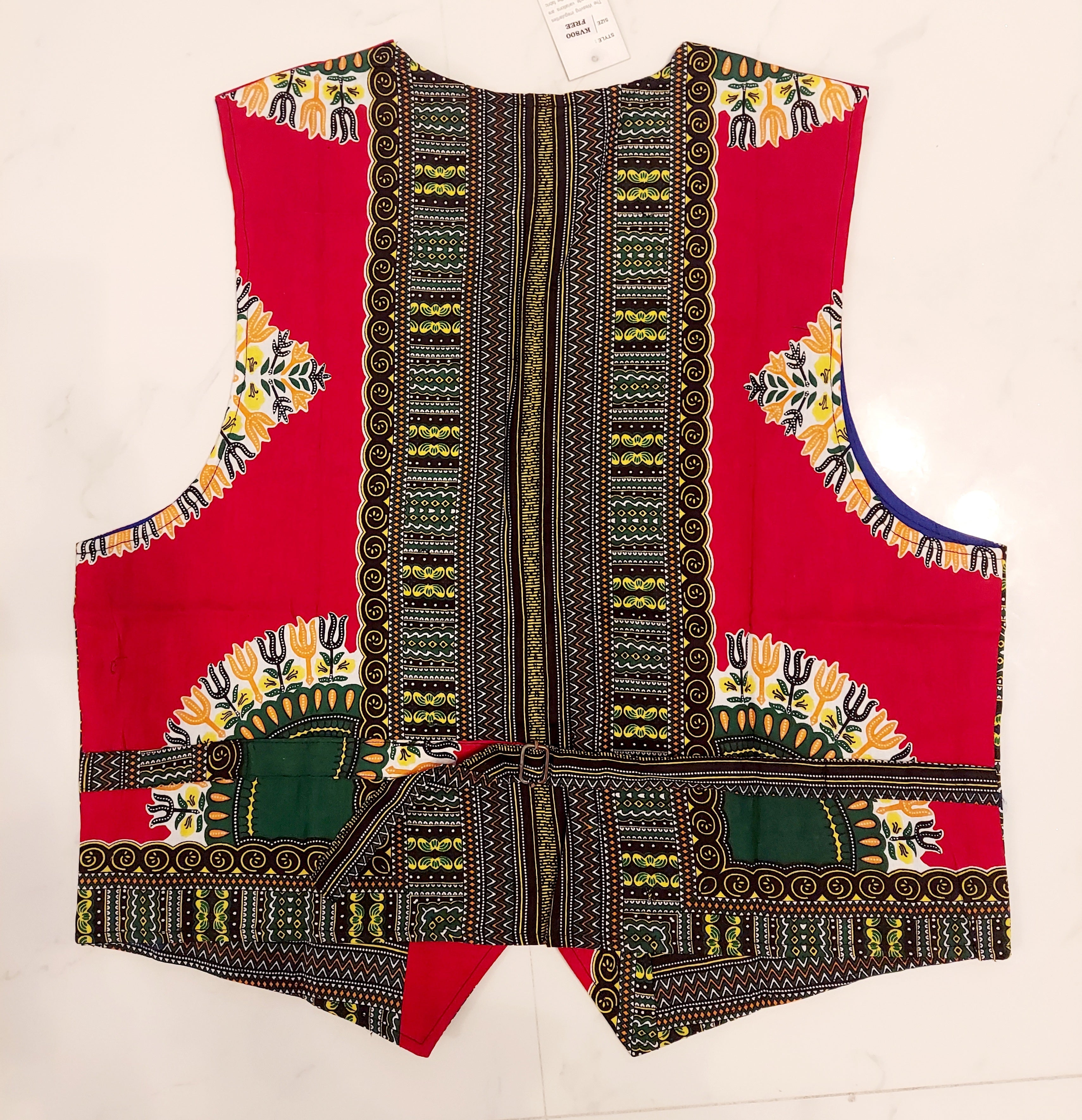 Dashiki Vest / Unisex KV800
