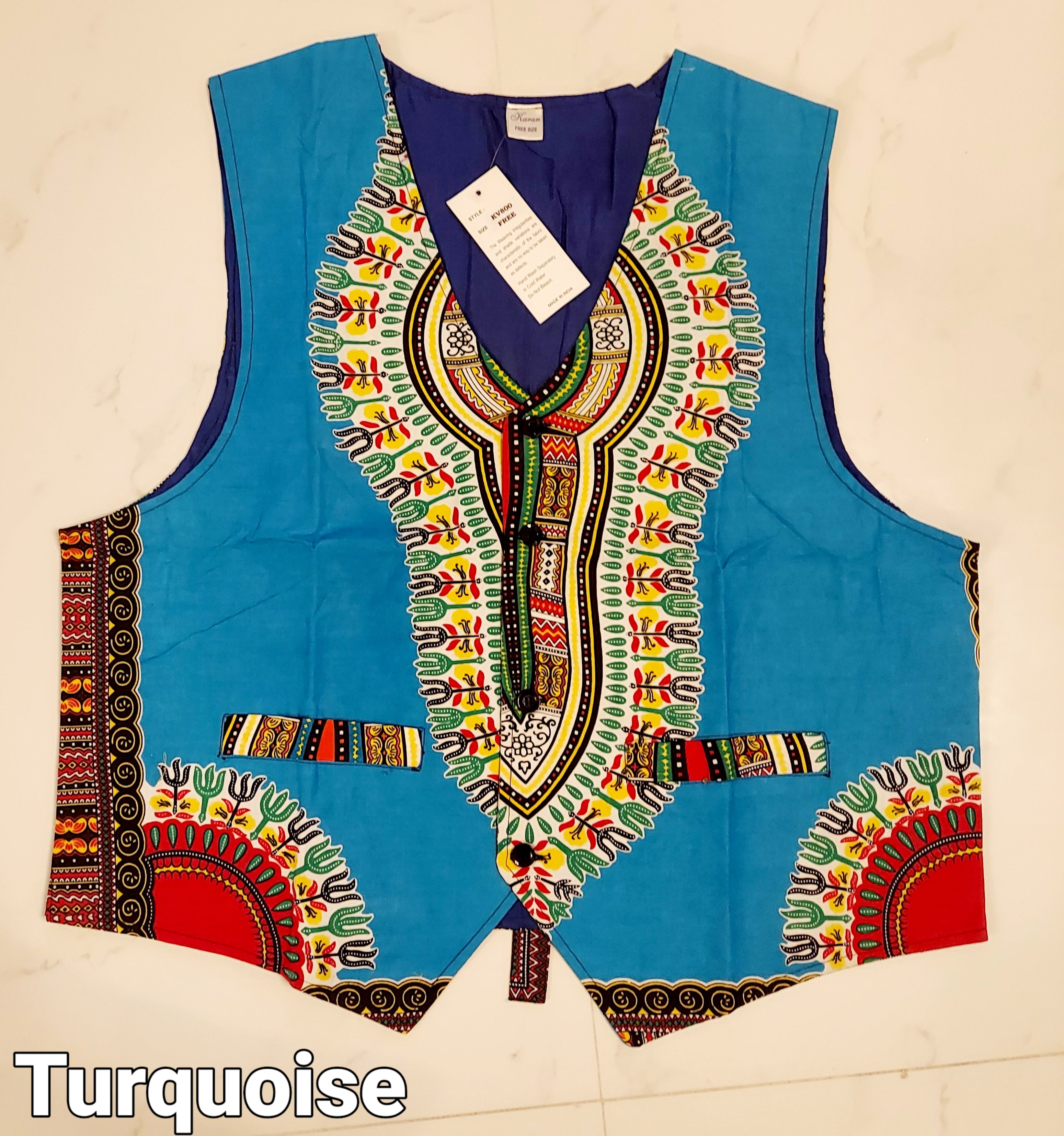 Dashiki Vest / Unisex KV800