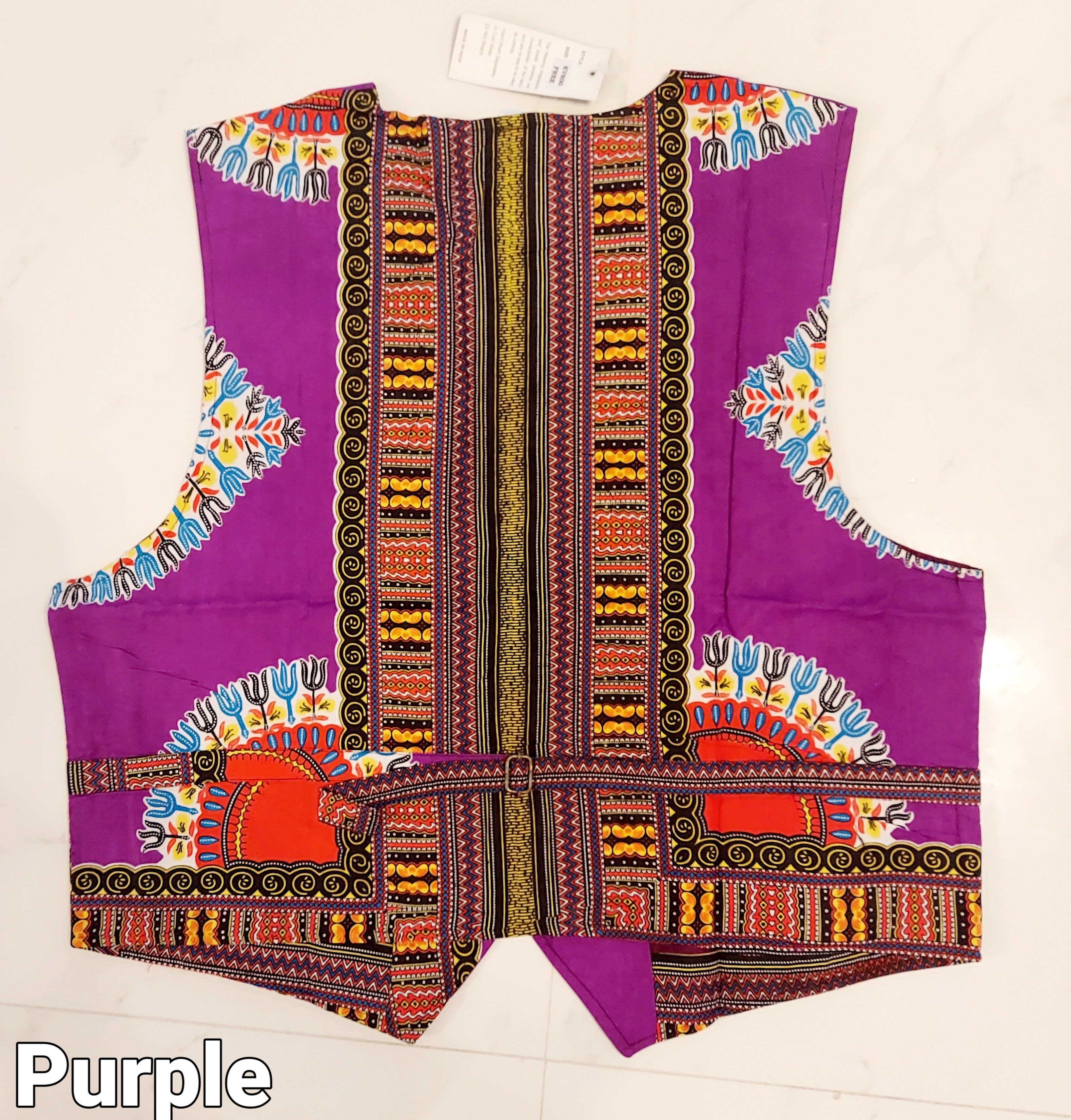 Dashiki Vest / Unisex KV800