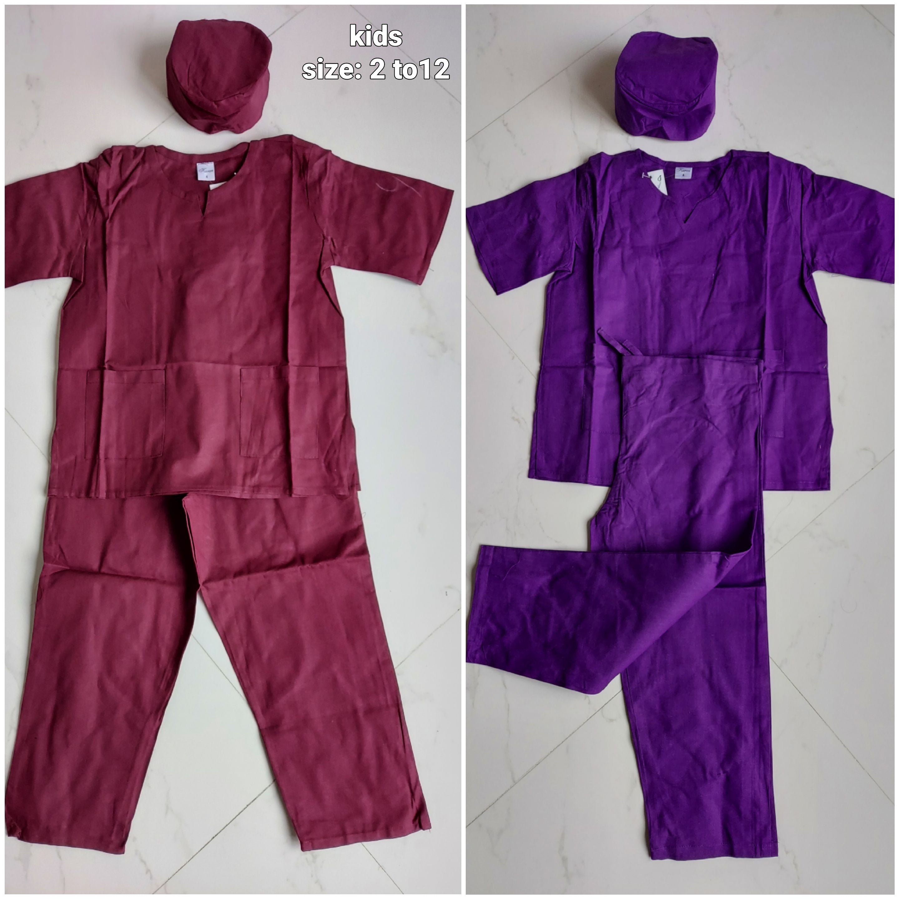 Boys / Kids 3 Pcs Solid Pant Set