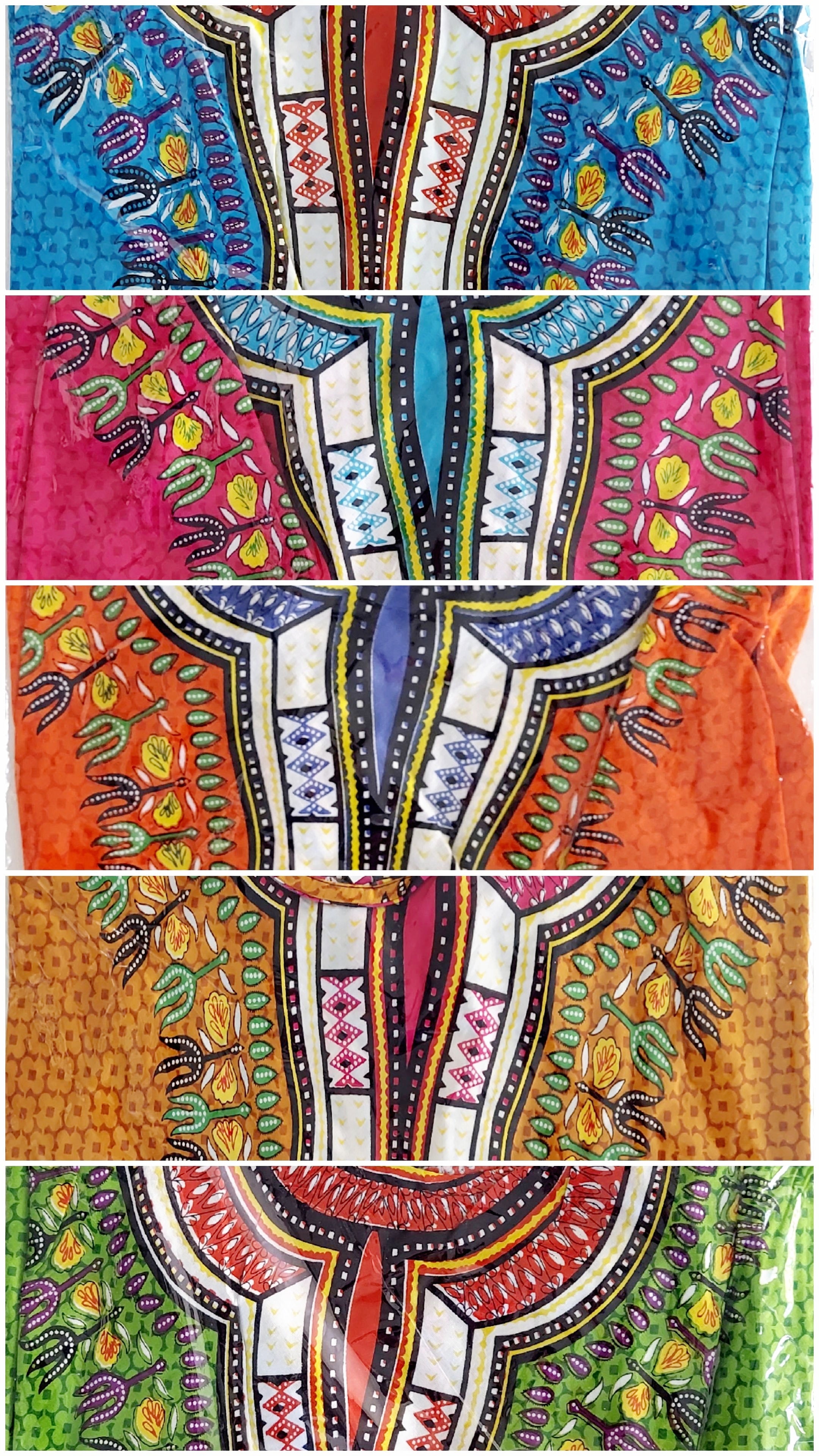 Umbrella Dress/Dashiki Print