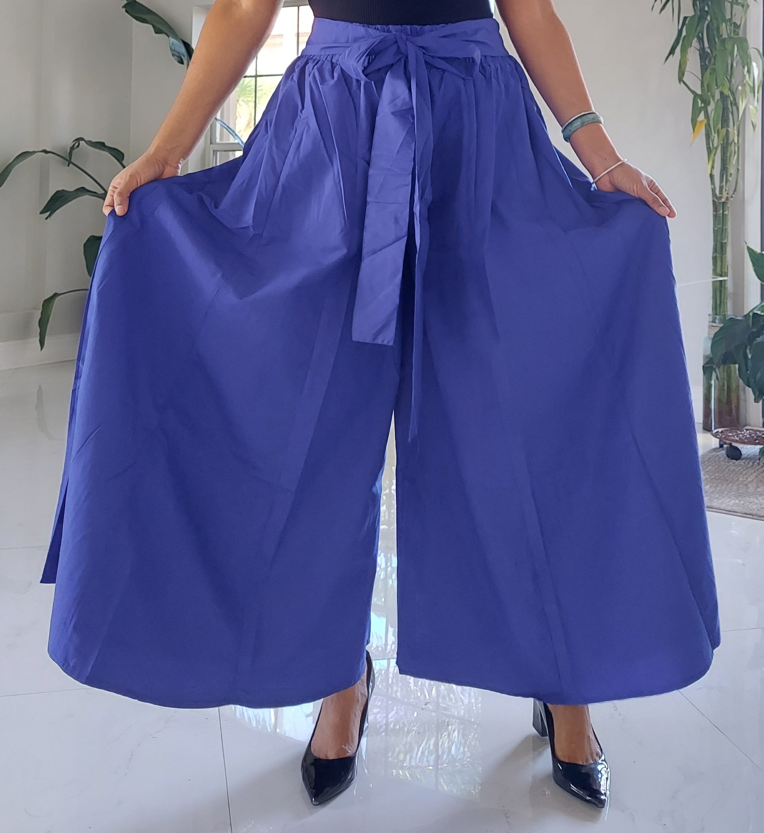 301-Women Solid Palazzo Pant