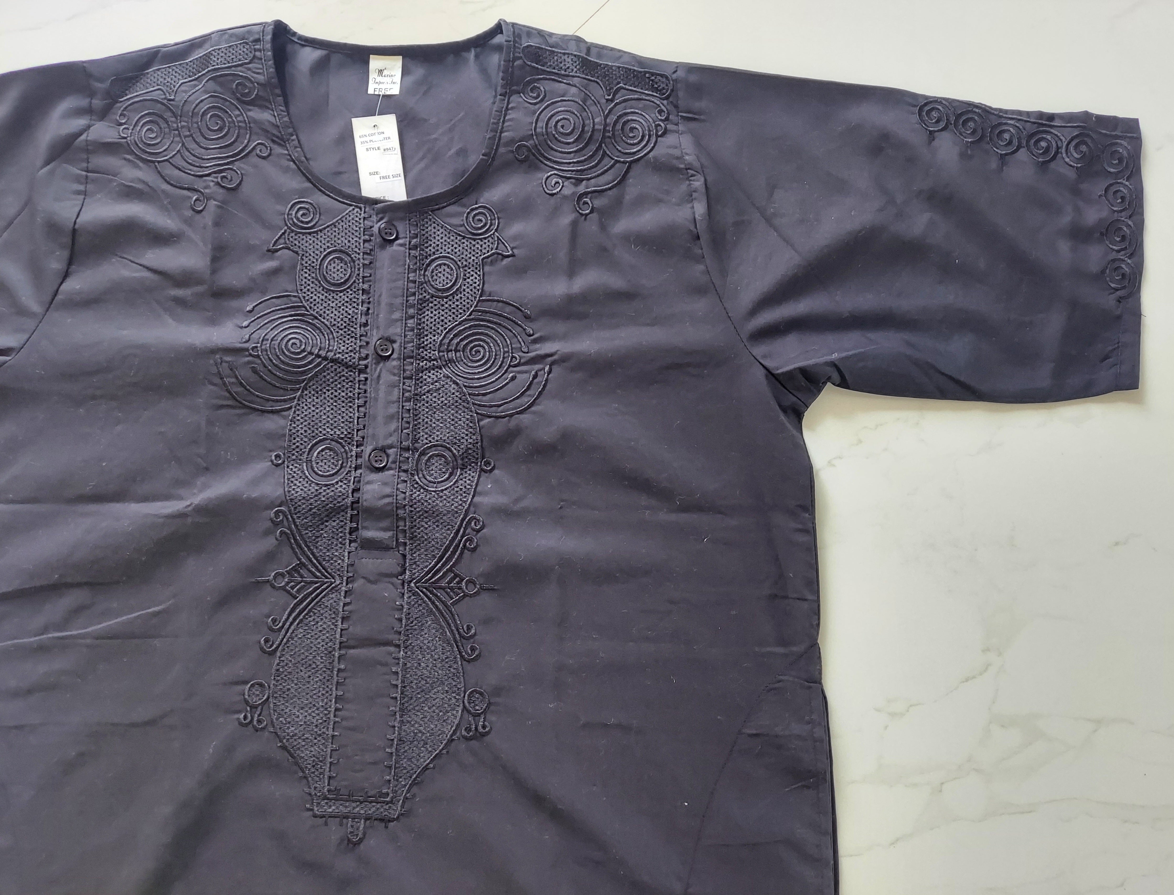 Tunic Shirt / Men/ Unisex/ Embroidery