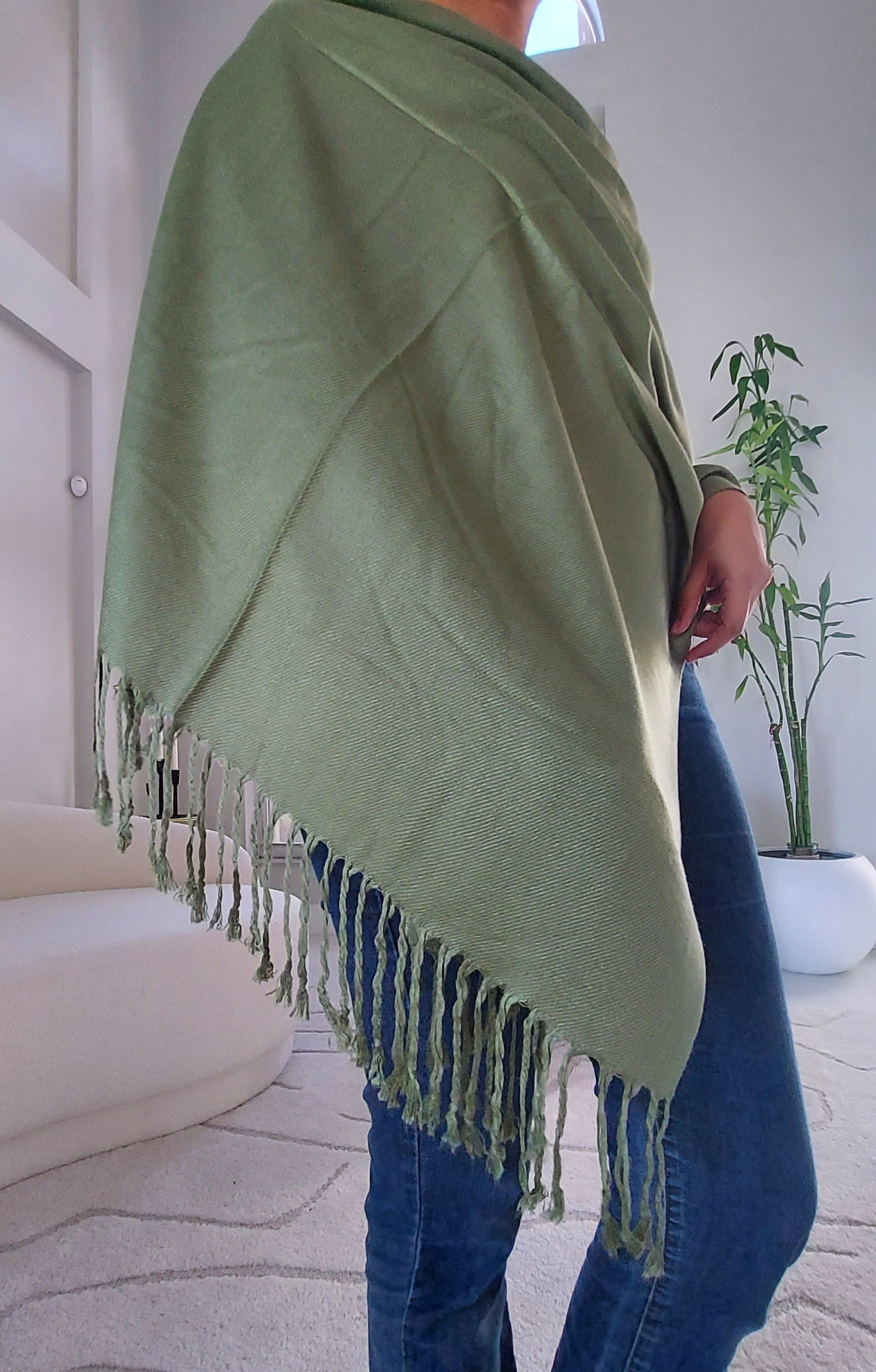 Solid Pashmina Scarf /Shawl/Head Wraps