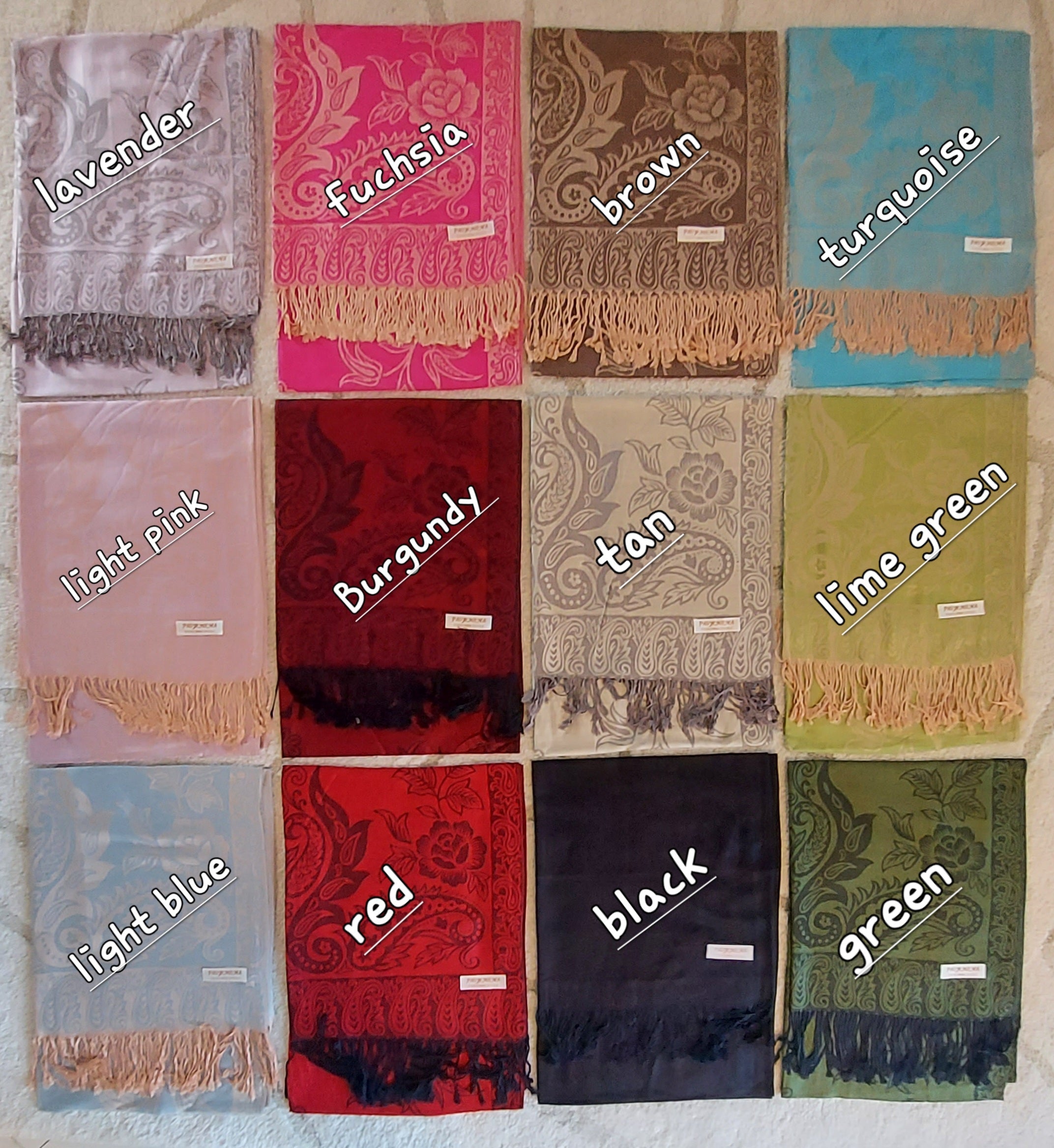 Pashmina Shawls/Head Scarfs/Reversible/Shimmery/Printed/-Paisley