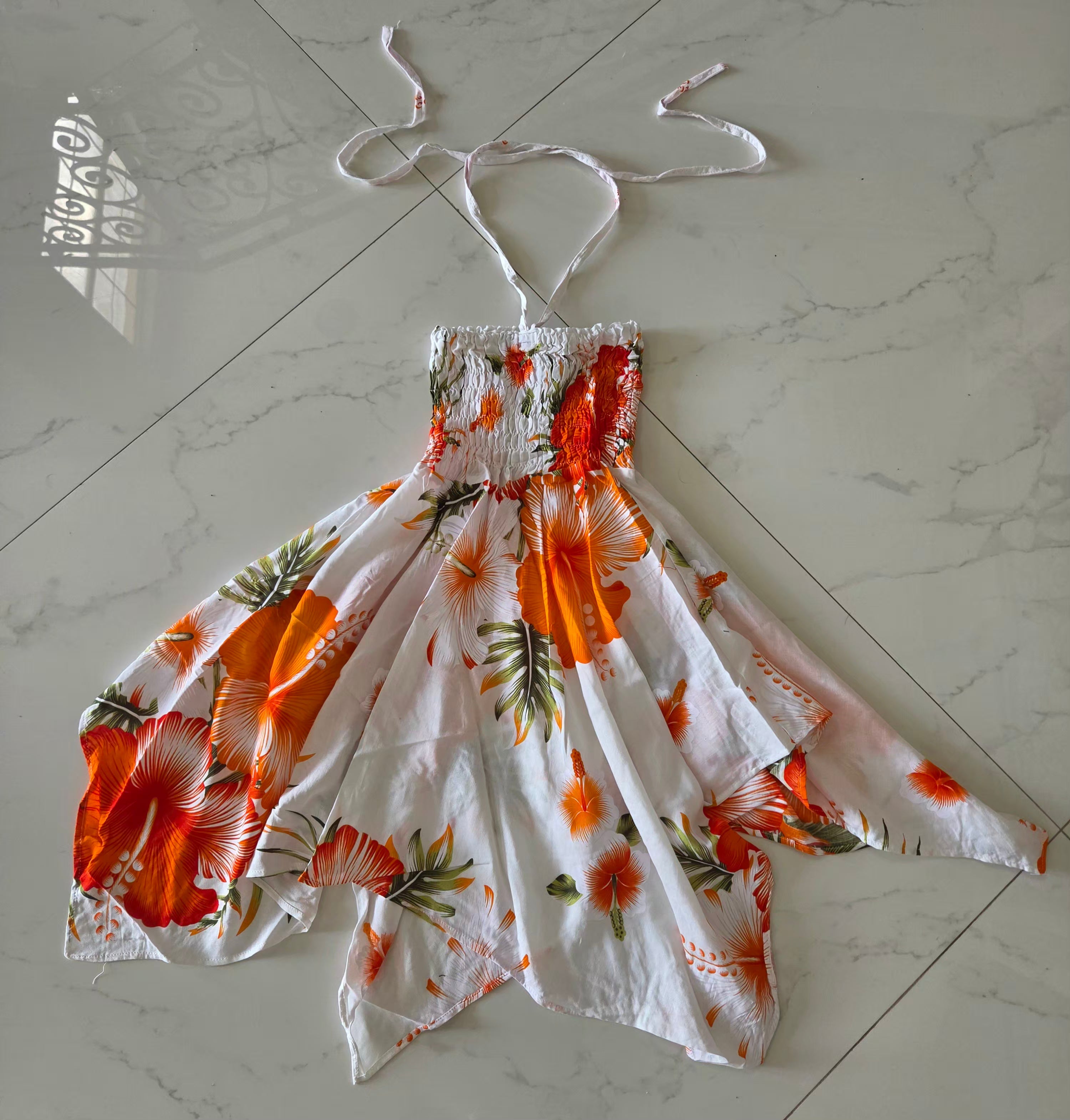 Kids/ Girls Hawaiian Dress - KRN113 Dark (Pack of 6,12)