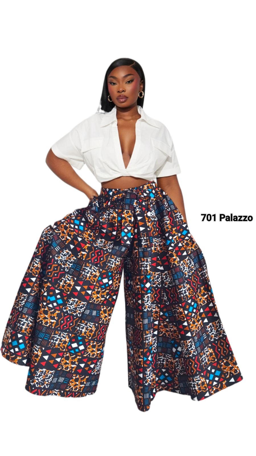 701 Palazzo Pant-Brown