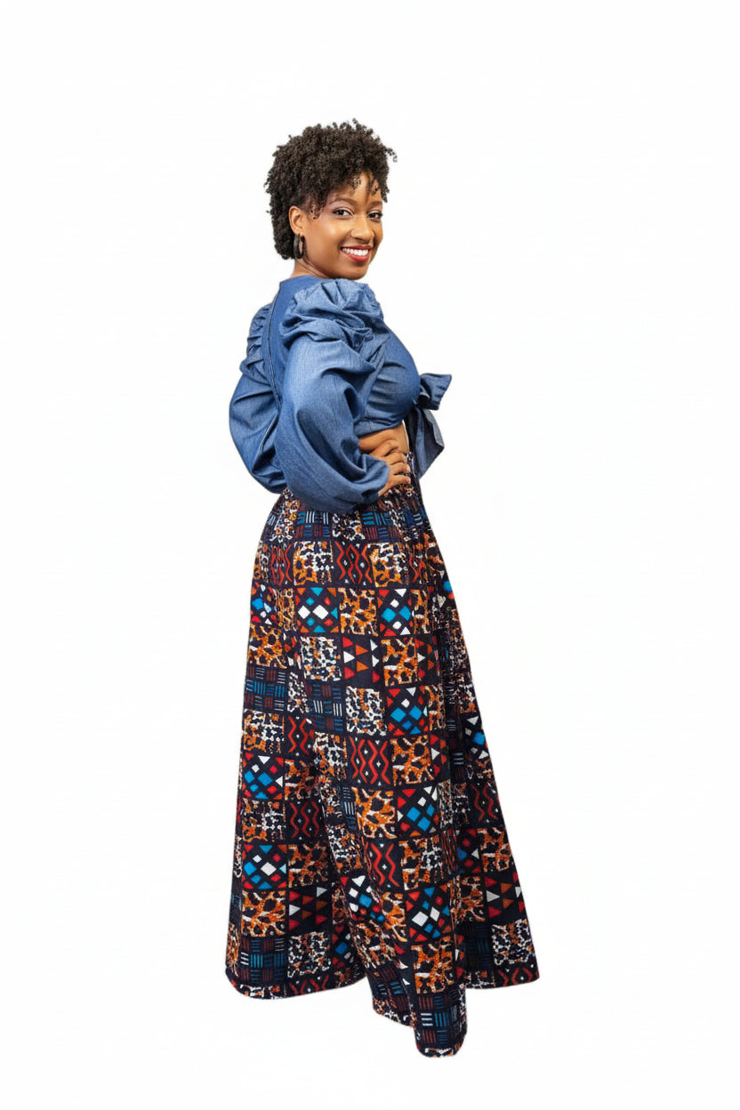701 Palazzo Pant-Brown