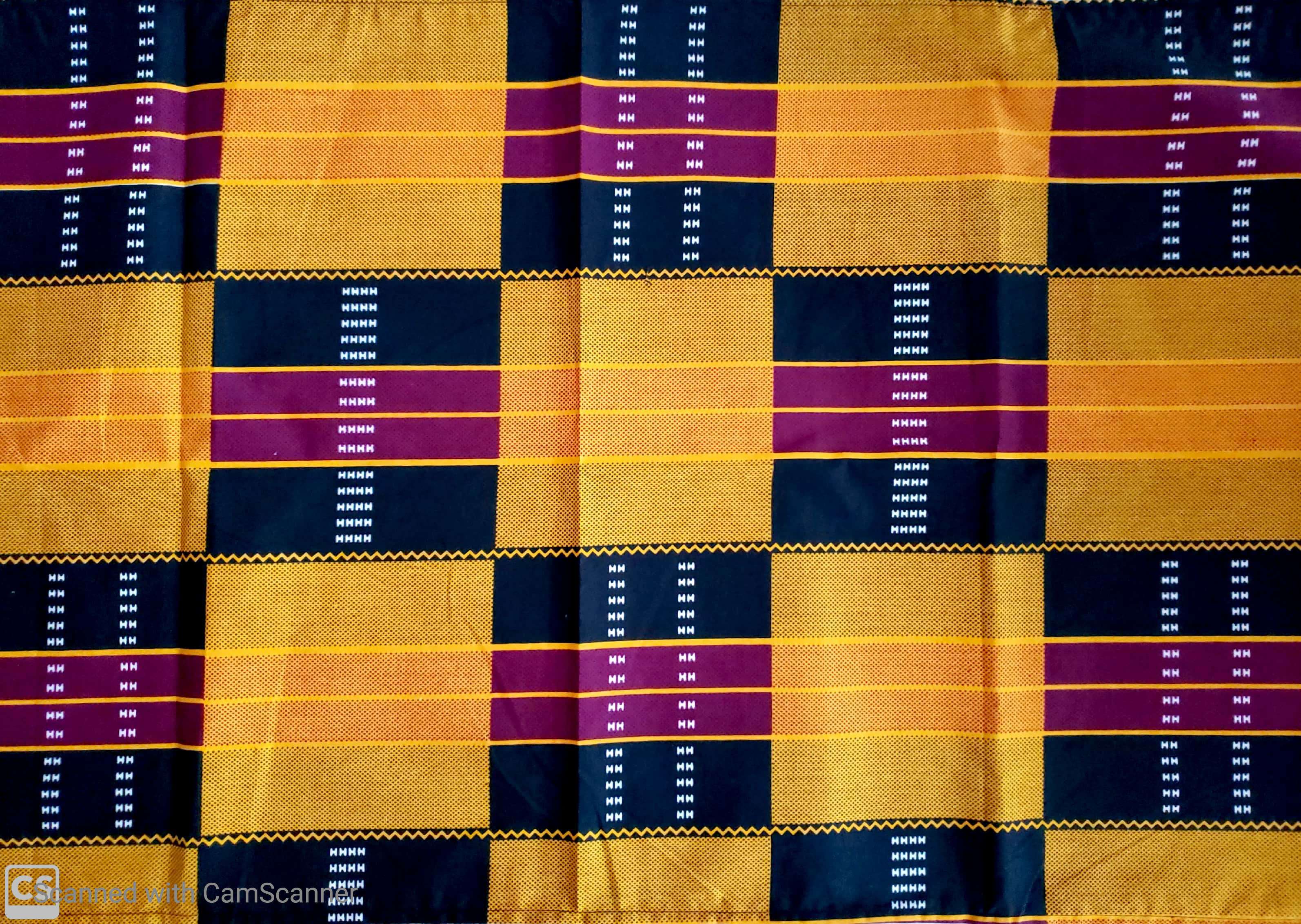 Head Scarf / Shawl - Traditional Kente Print