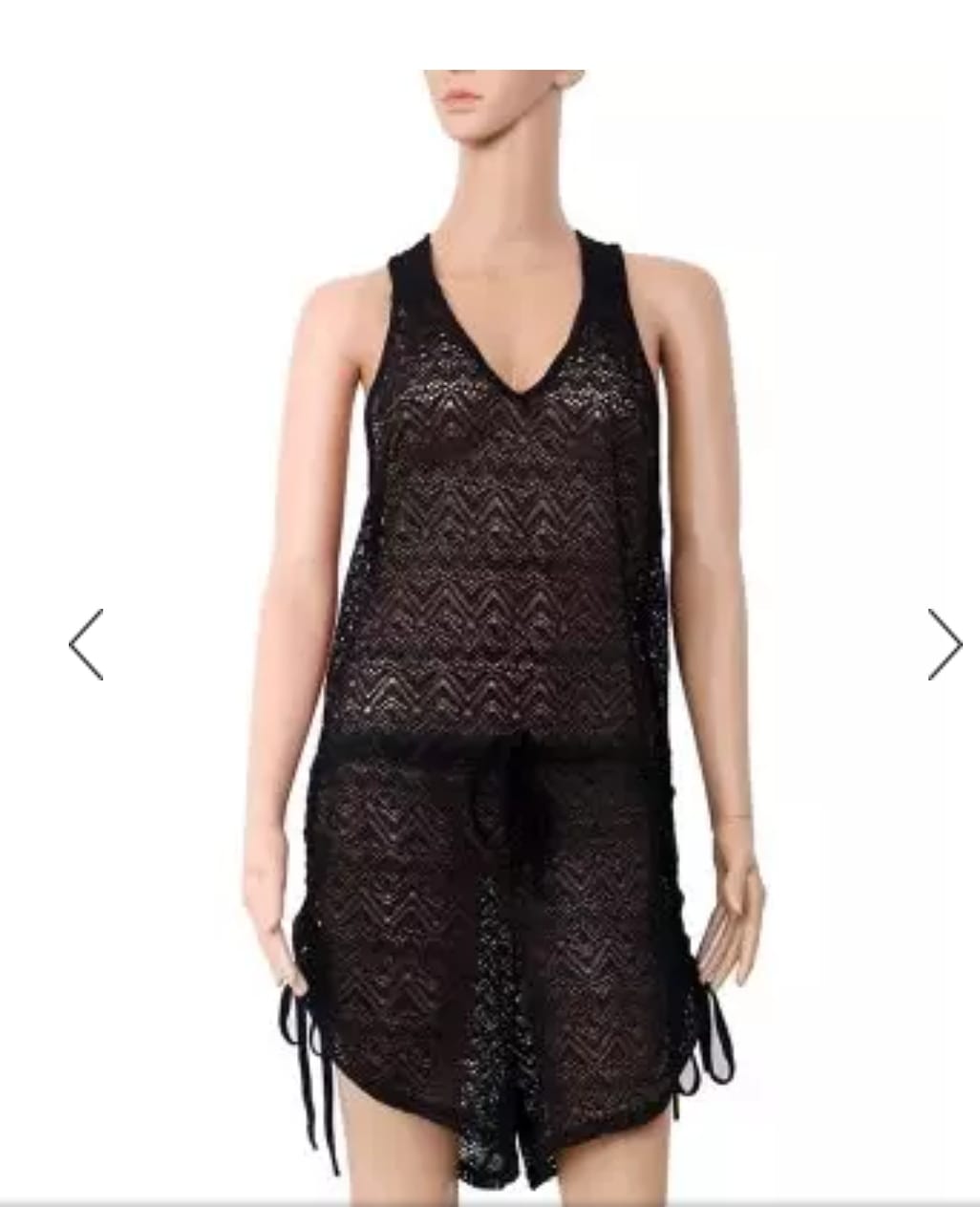 Short Mesh/Lace Romper/ Jumpsuit/ Beach Coverup