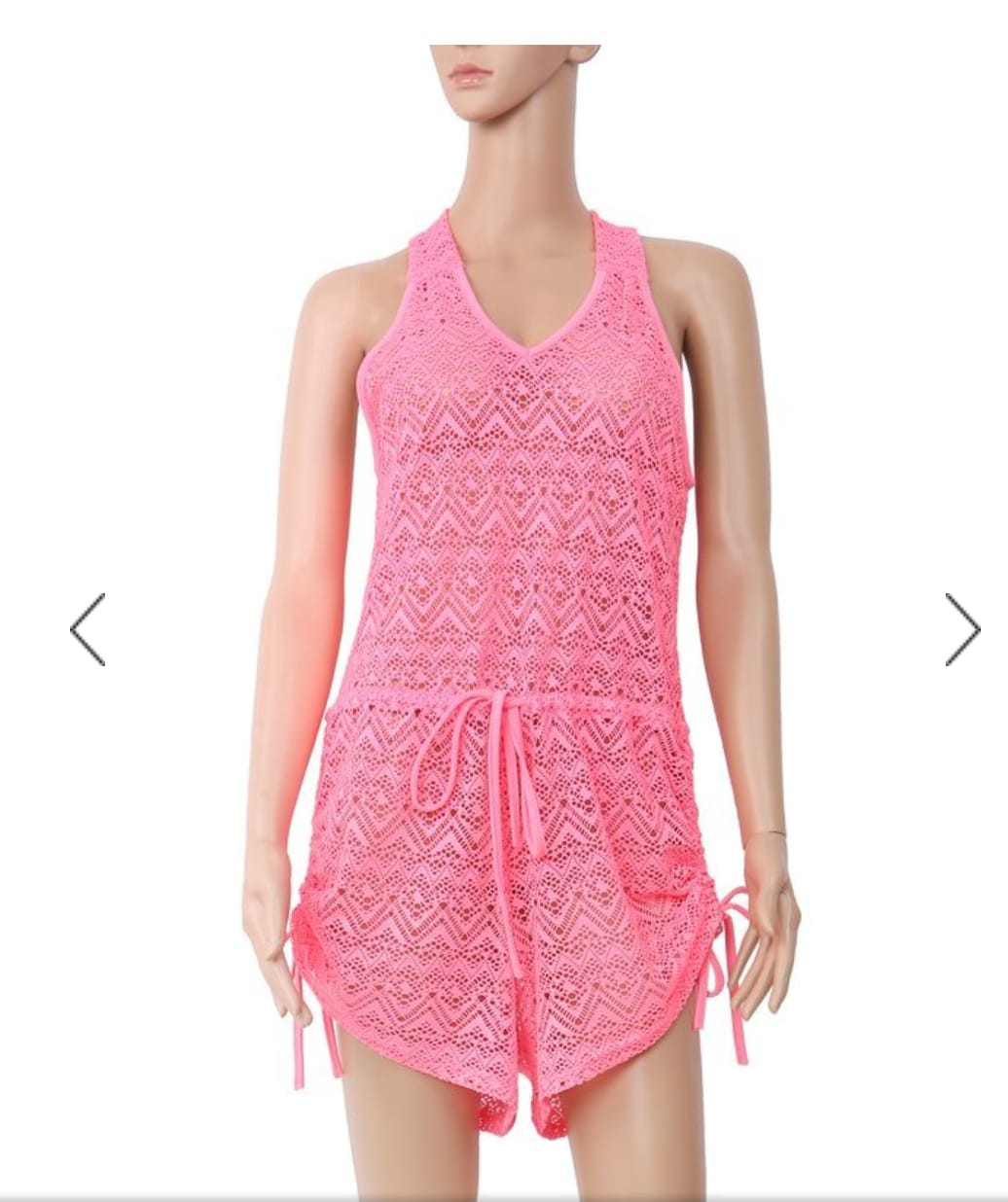 Short Mesh/Lace Romper/ Jumpsuit/ Beach Coverup