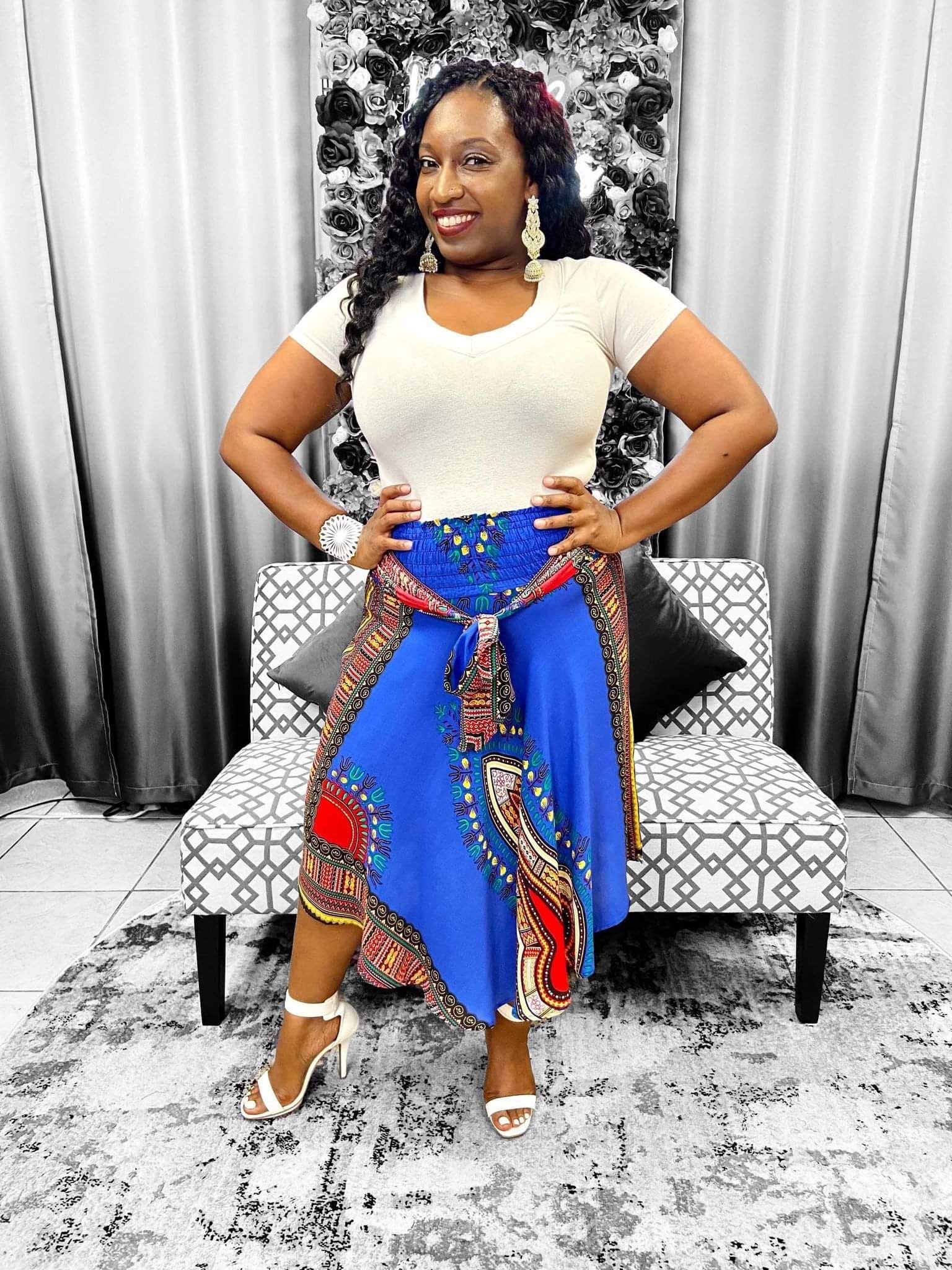 Dashiki skirt / tube dress