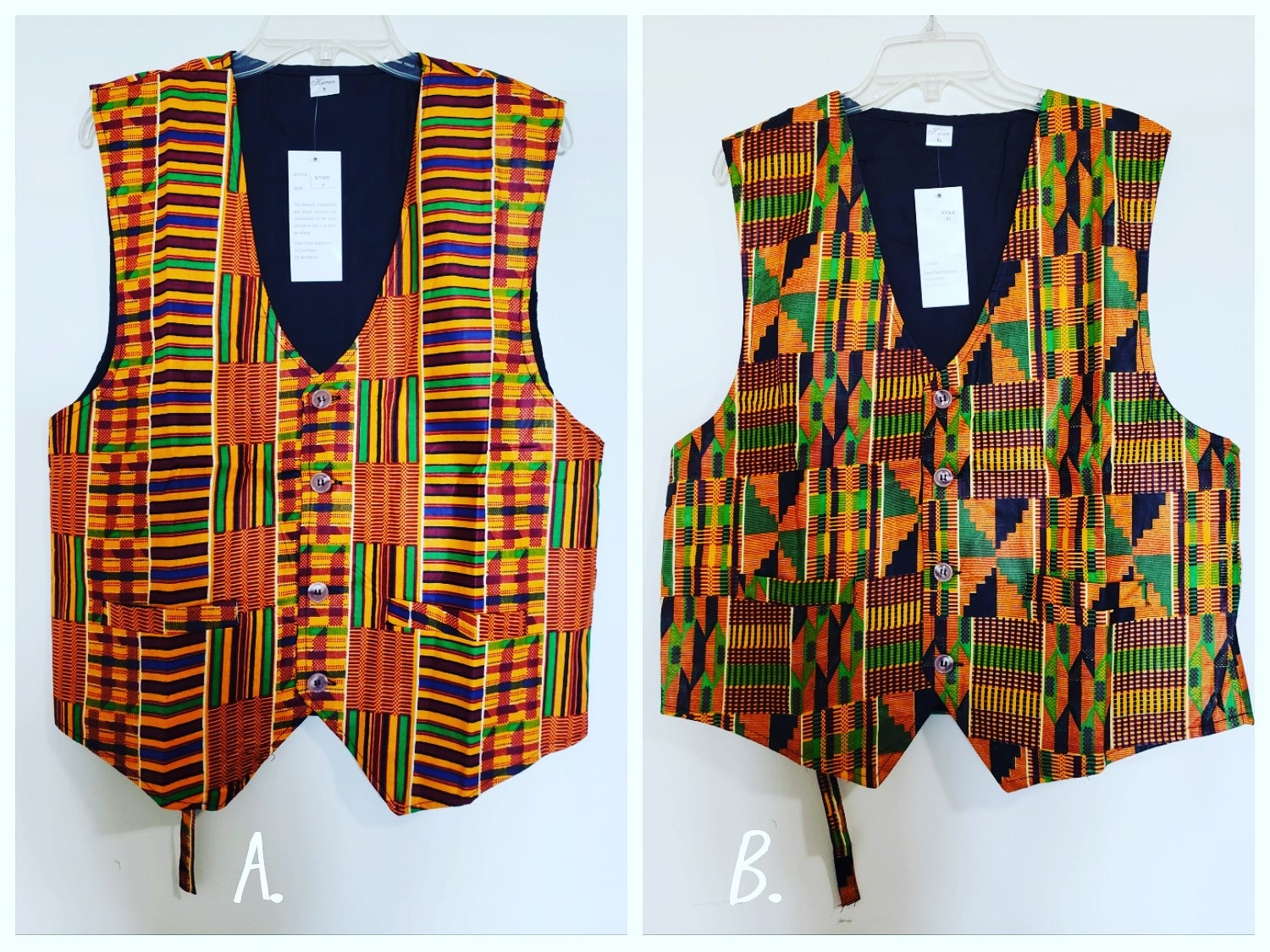 #KV800 KENTE VEST