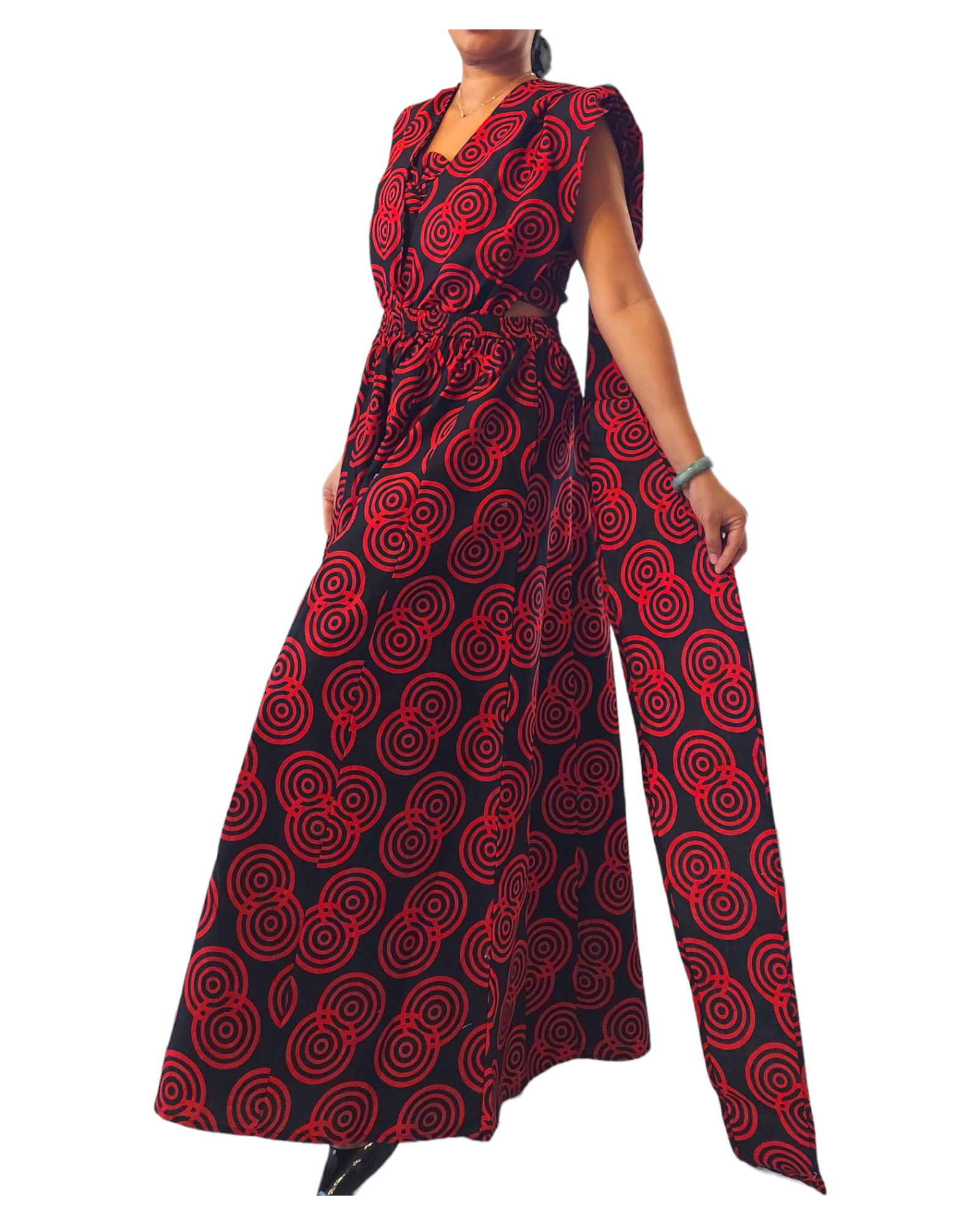 Infinity Palazzo / Romper / Jumpsuit - 901 Red