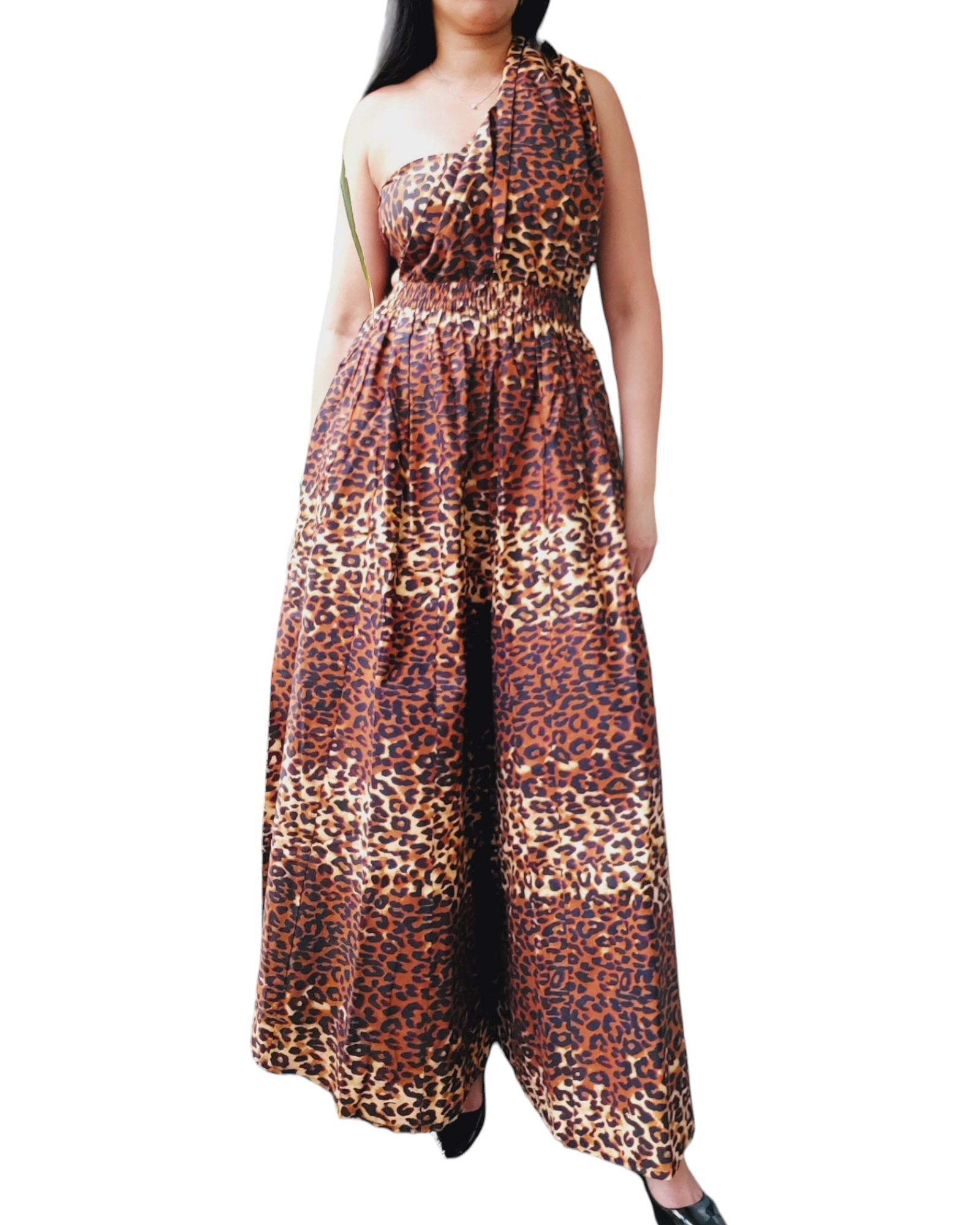 Infinity Palazzo / Romper / Jumpsuit- 901 Brown Leopard