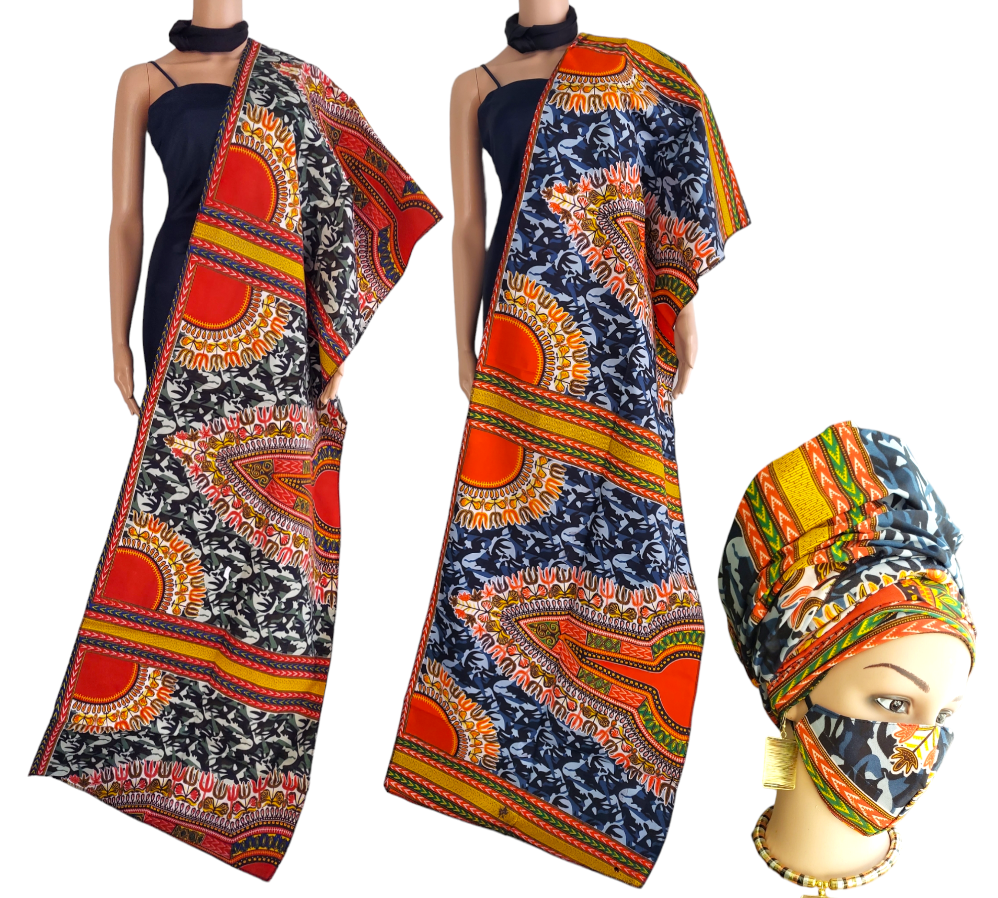 Scarf Headwrap/ African  Print