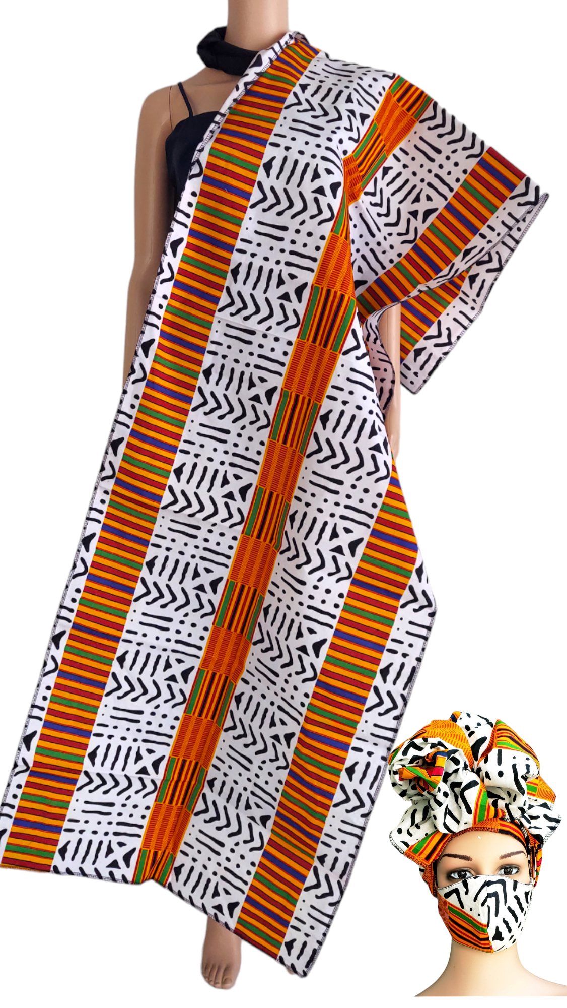 Scarf Headwrap/ African  Print