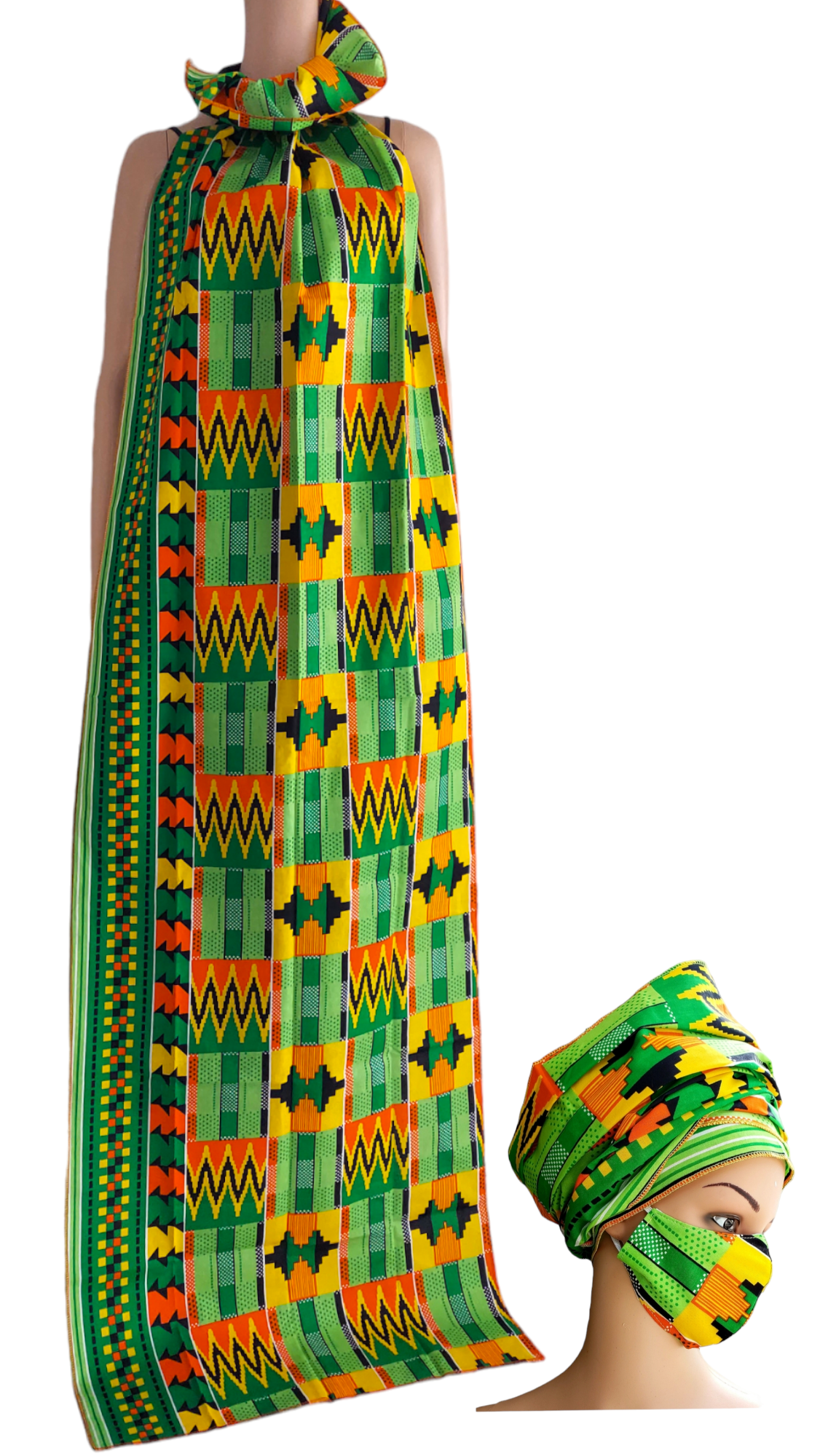 Scarf Headwrap/ African  Print