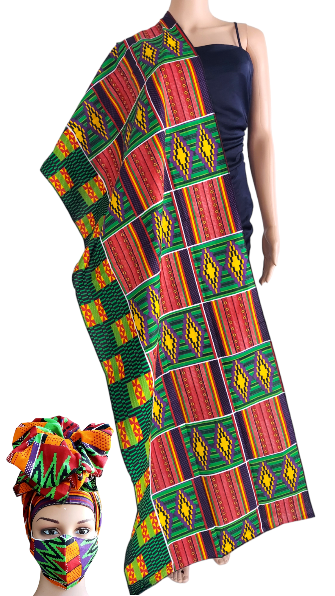 Scarf Headwrap/ African  Print