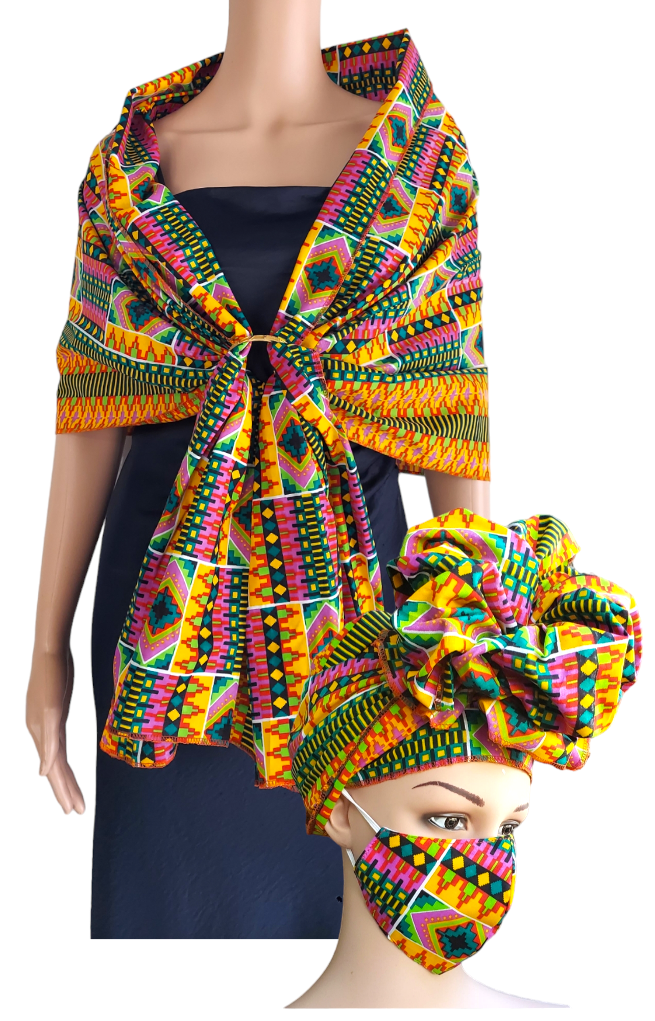 Scarf Headwrap/ African  Print