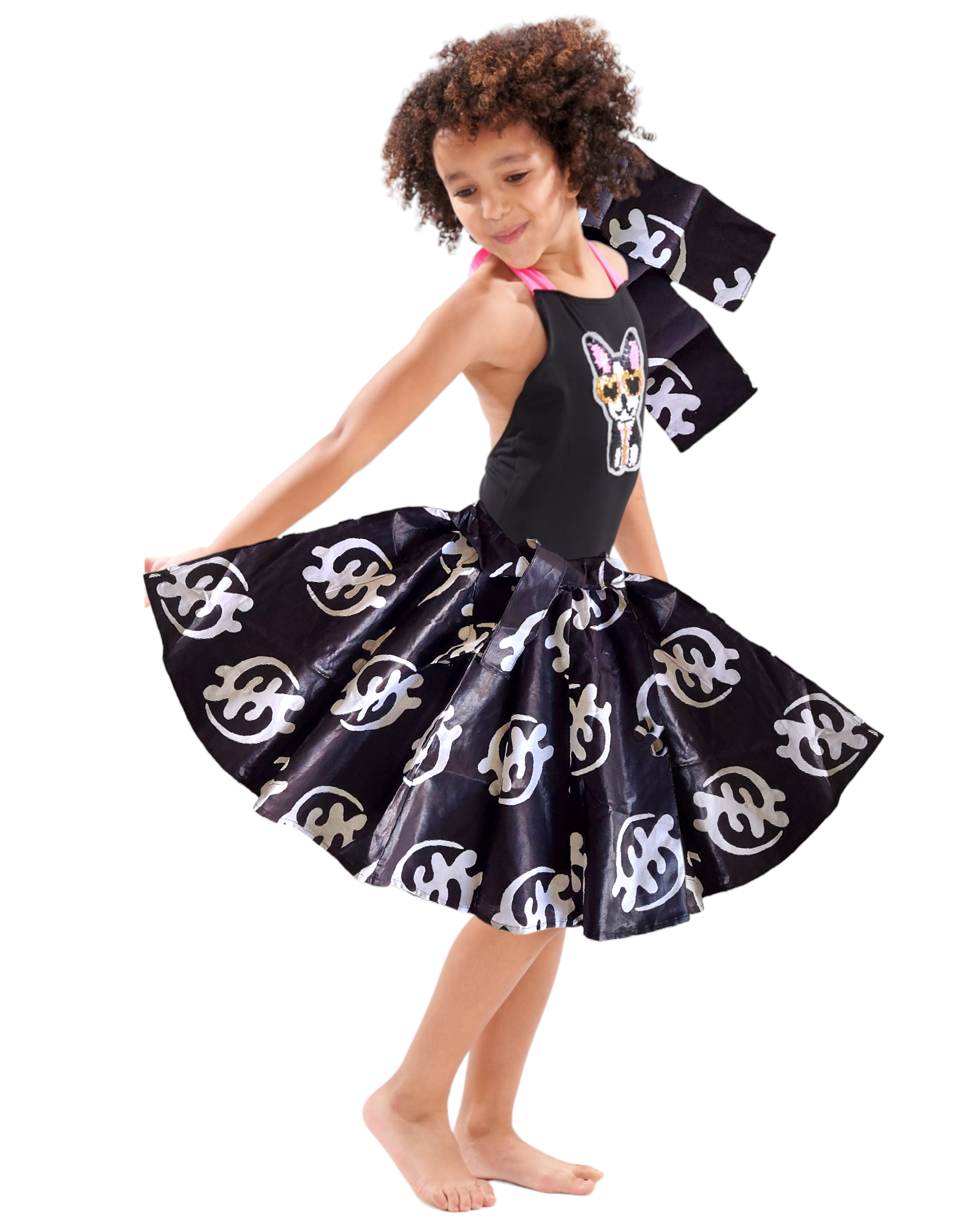 Mommy & Me Mid Length Flared skirt - Gynamee Print