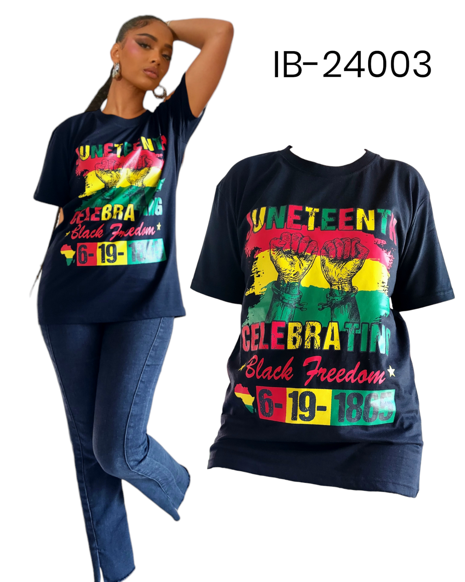 Juneteenth Unisex T-Shirt- IB24003