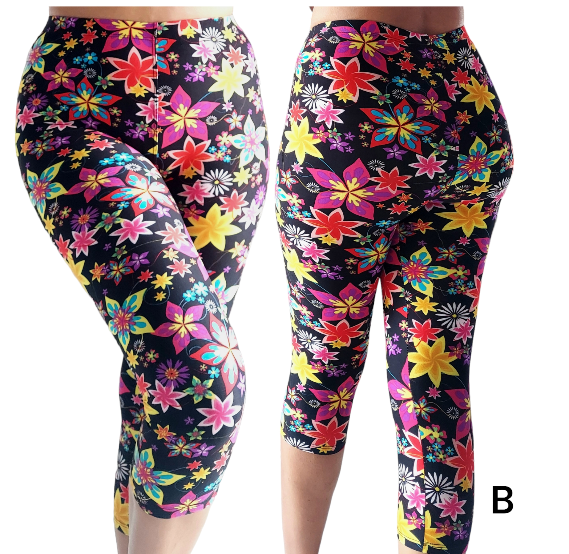 Capri Floral Print Legging