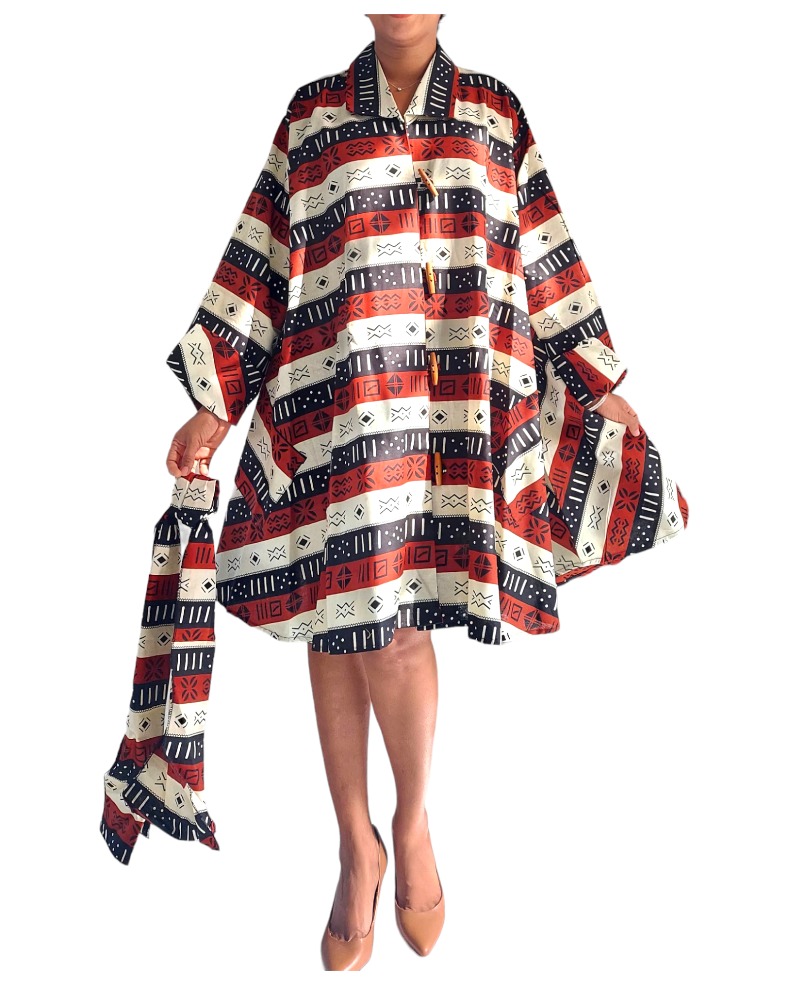 243- Cotton Swing Dress / Top -Tribal