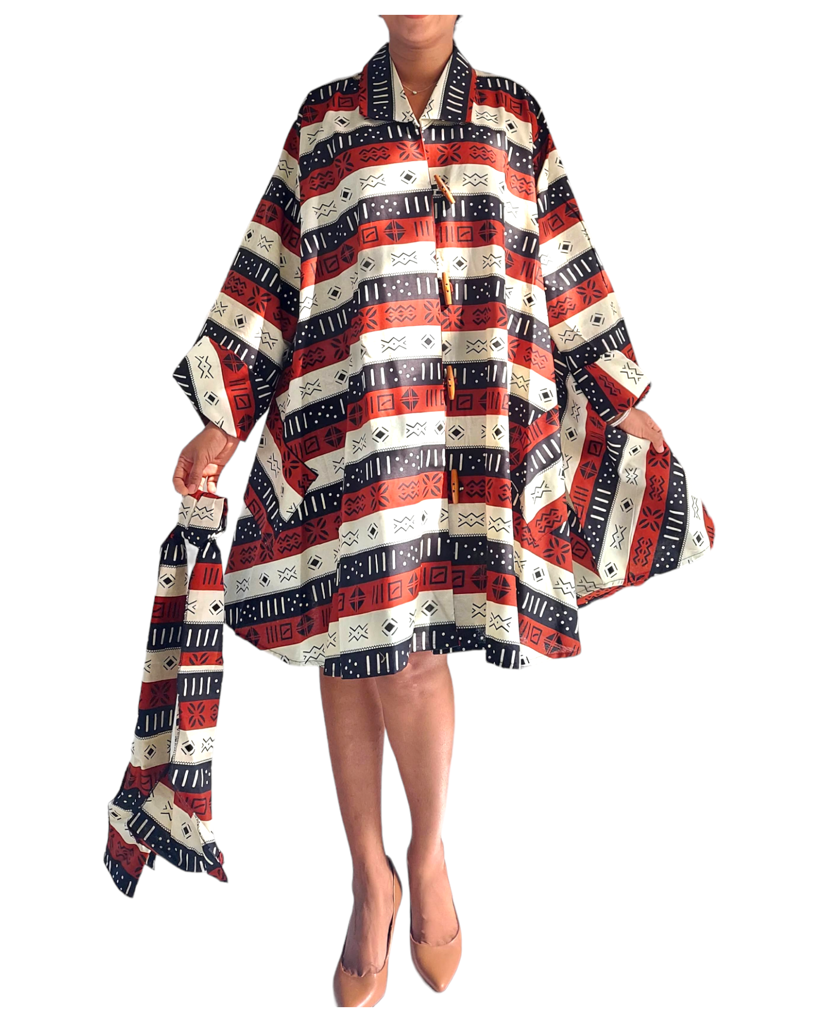 243- Short  Dress / Blouse -Tribal