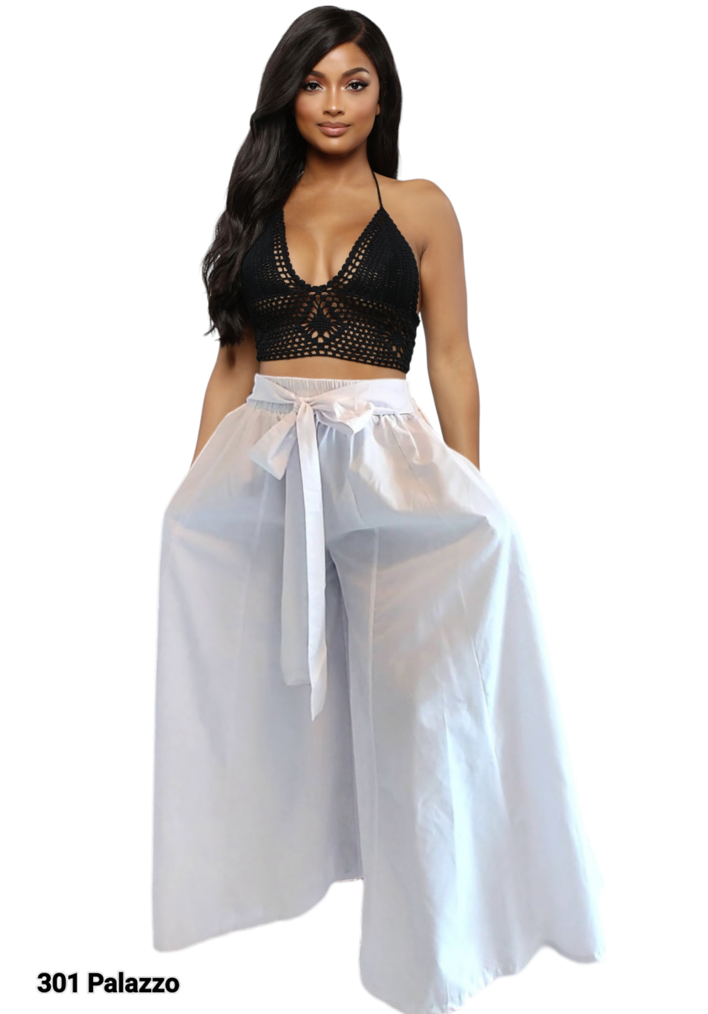 301-Women Solid Palazzo Pant