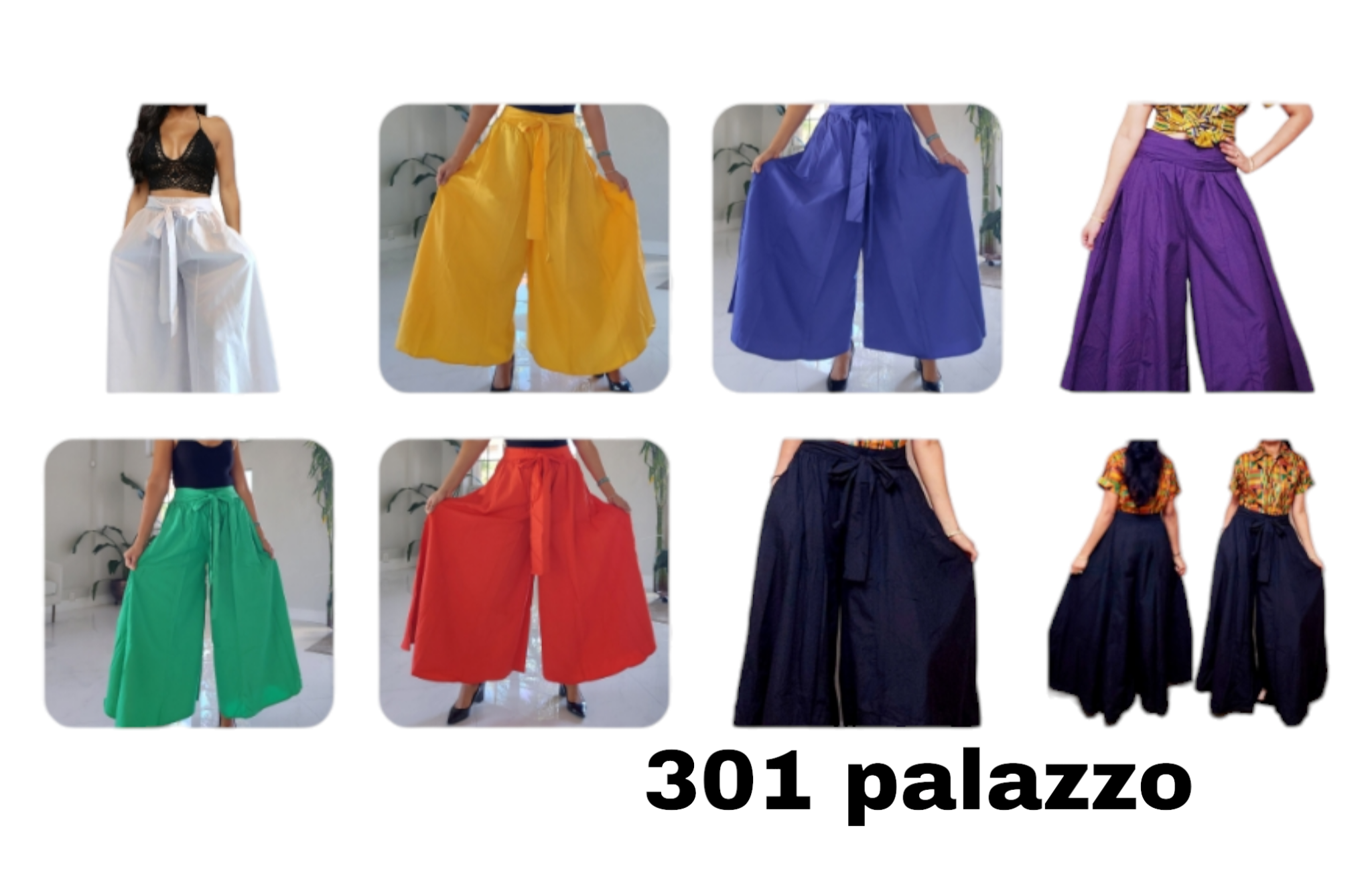 301-Women Solid Palazzo Pant