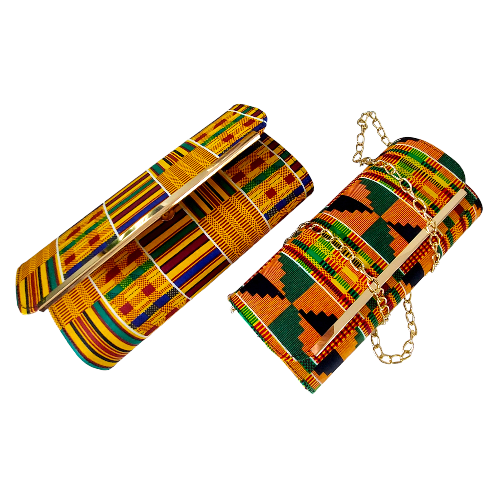 Clutch Purse/ Cross Body- Dashiki Print