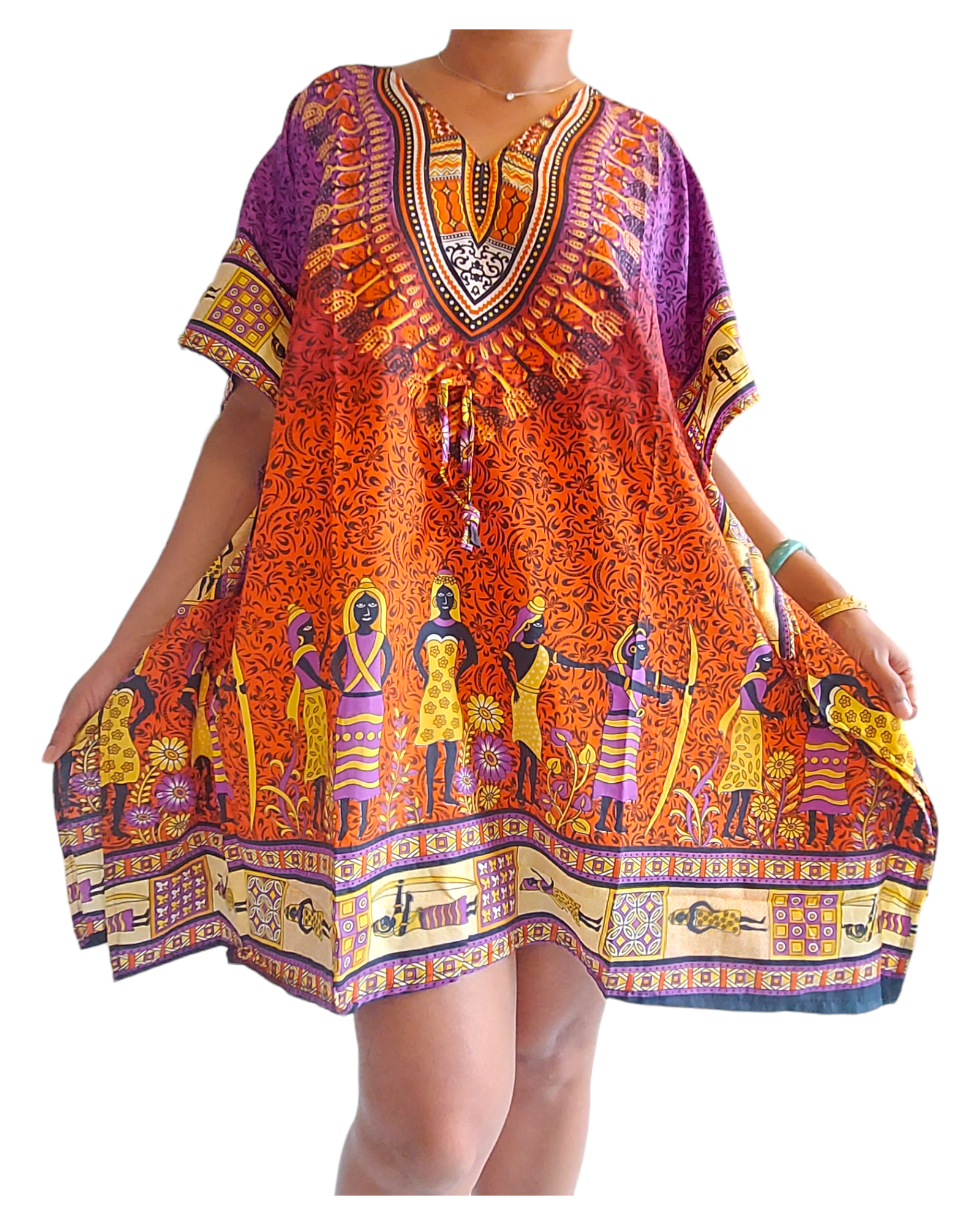 1127E- Kaftan Top/ Short Dress / Pack of 5