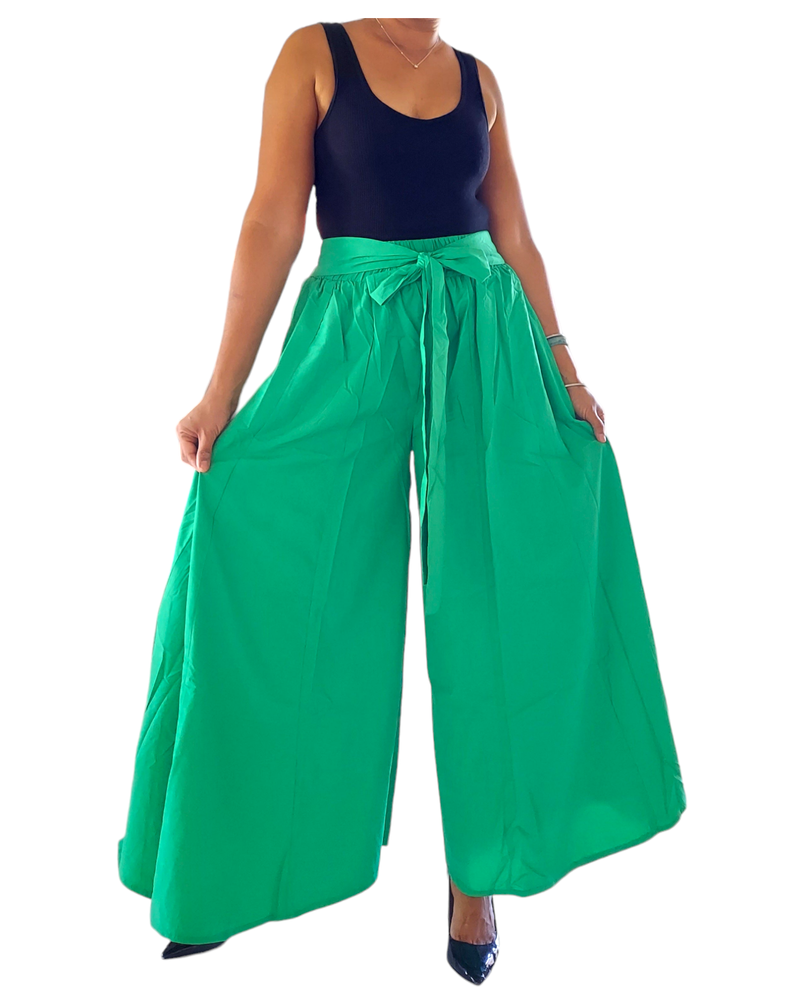 301-Women Solid Palazzo Pant