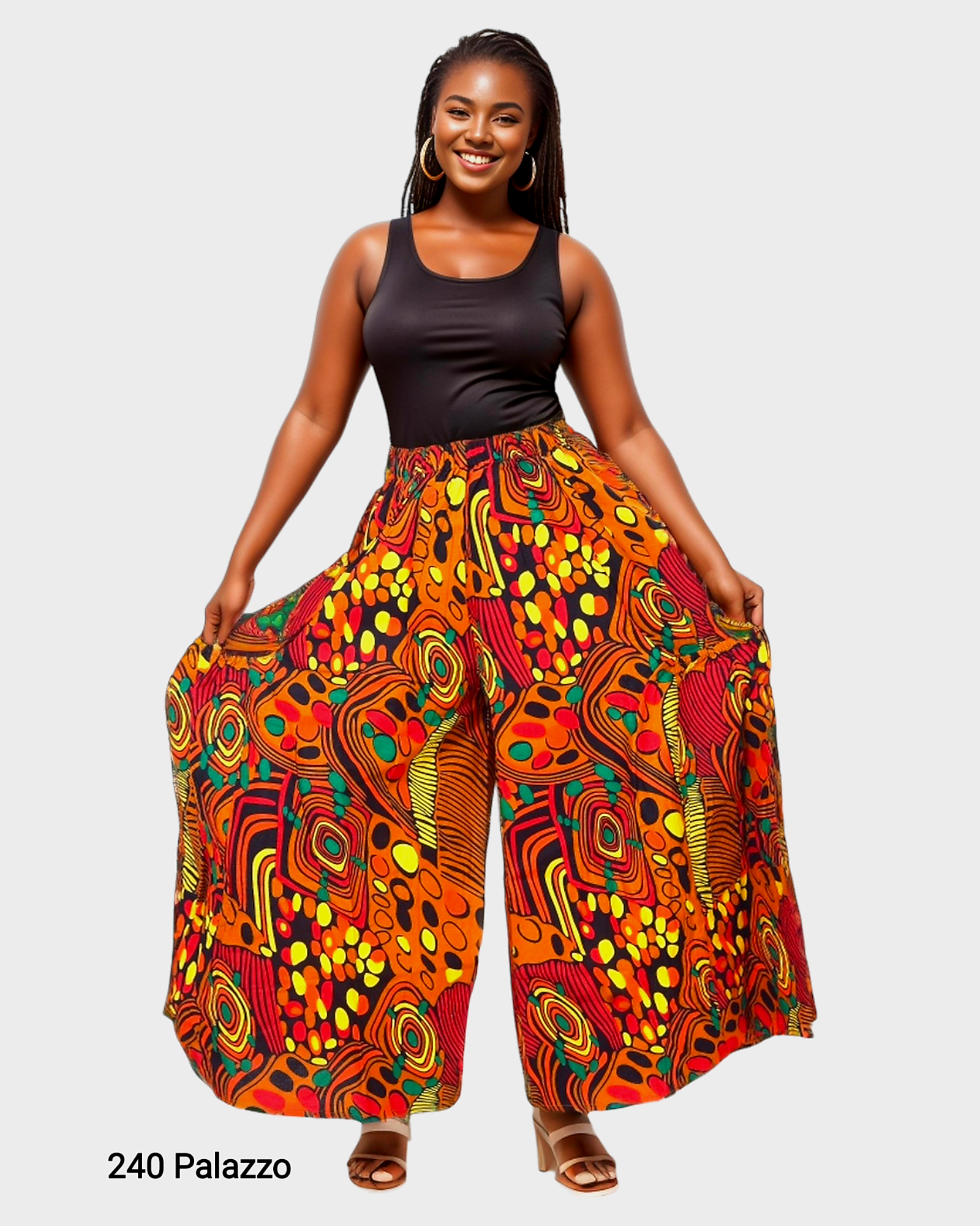 240 Big Pocket Palazzo Pant