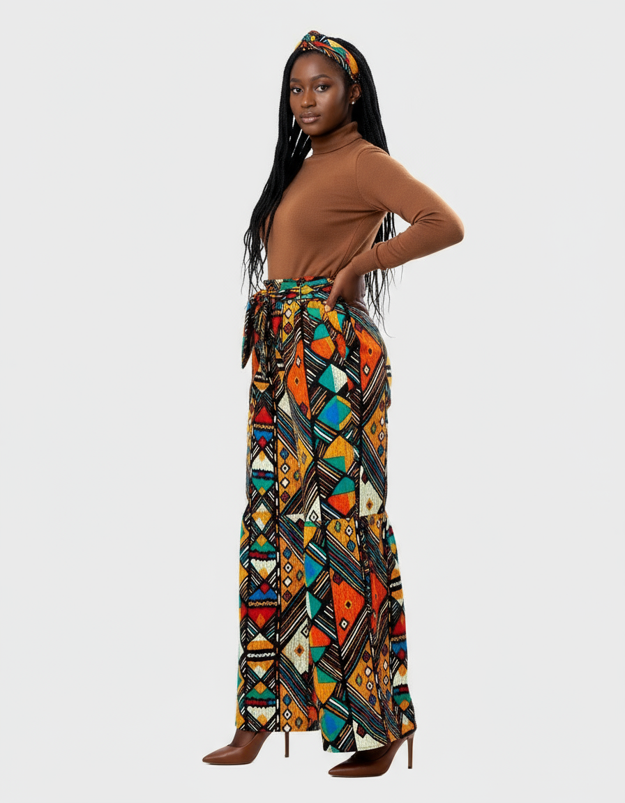 7815 Tiered Palazzo Pant