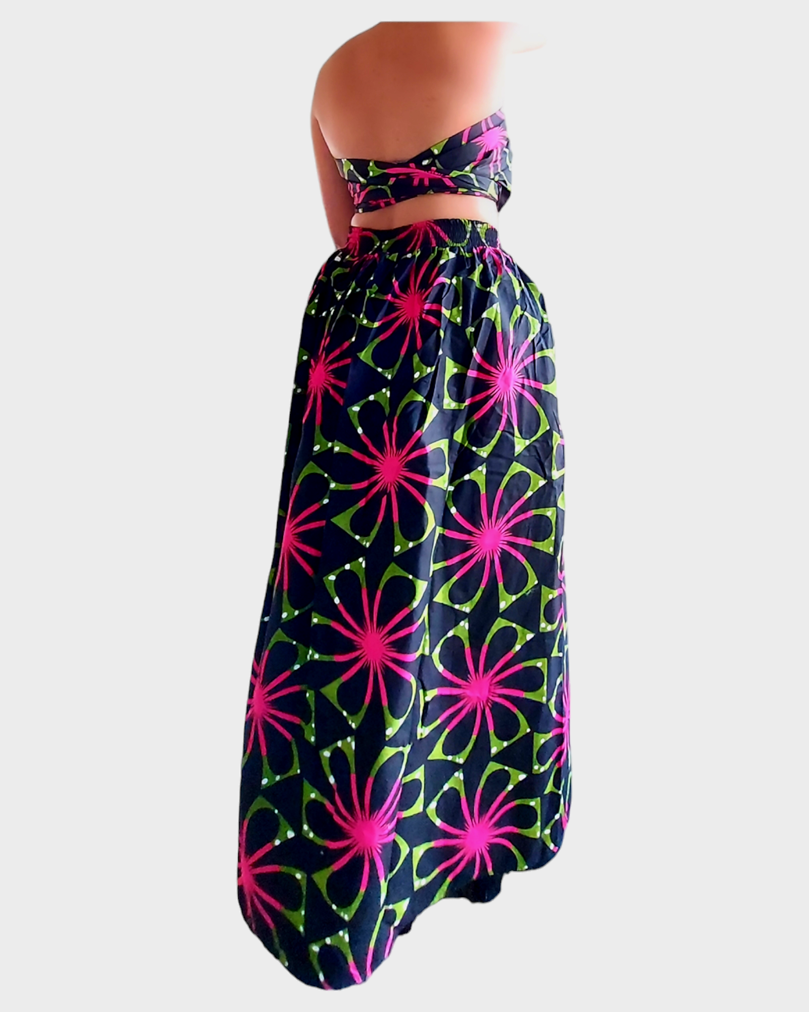 25 - Long Cape Pant / Floral Print