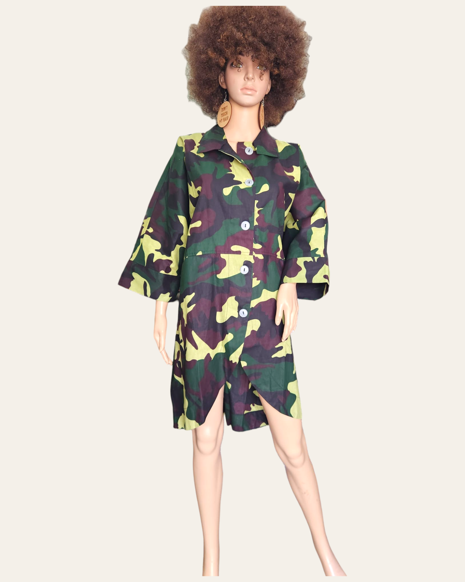 Camouflage Short  Dress / Blouse 160