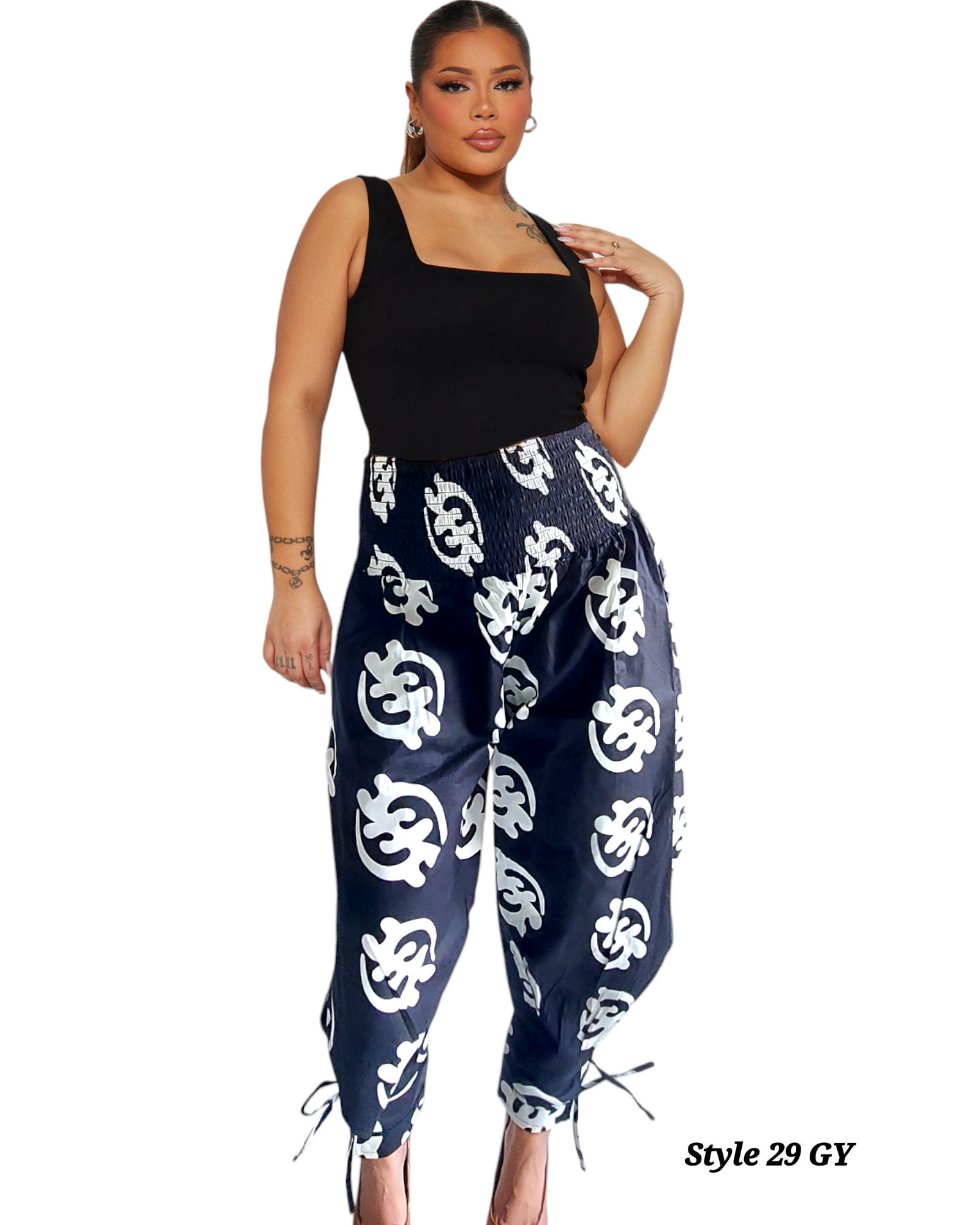 29 Harem Pant- Gynme Print