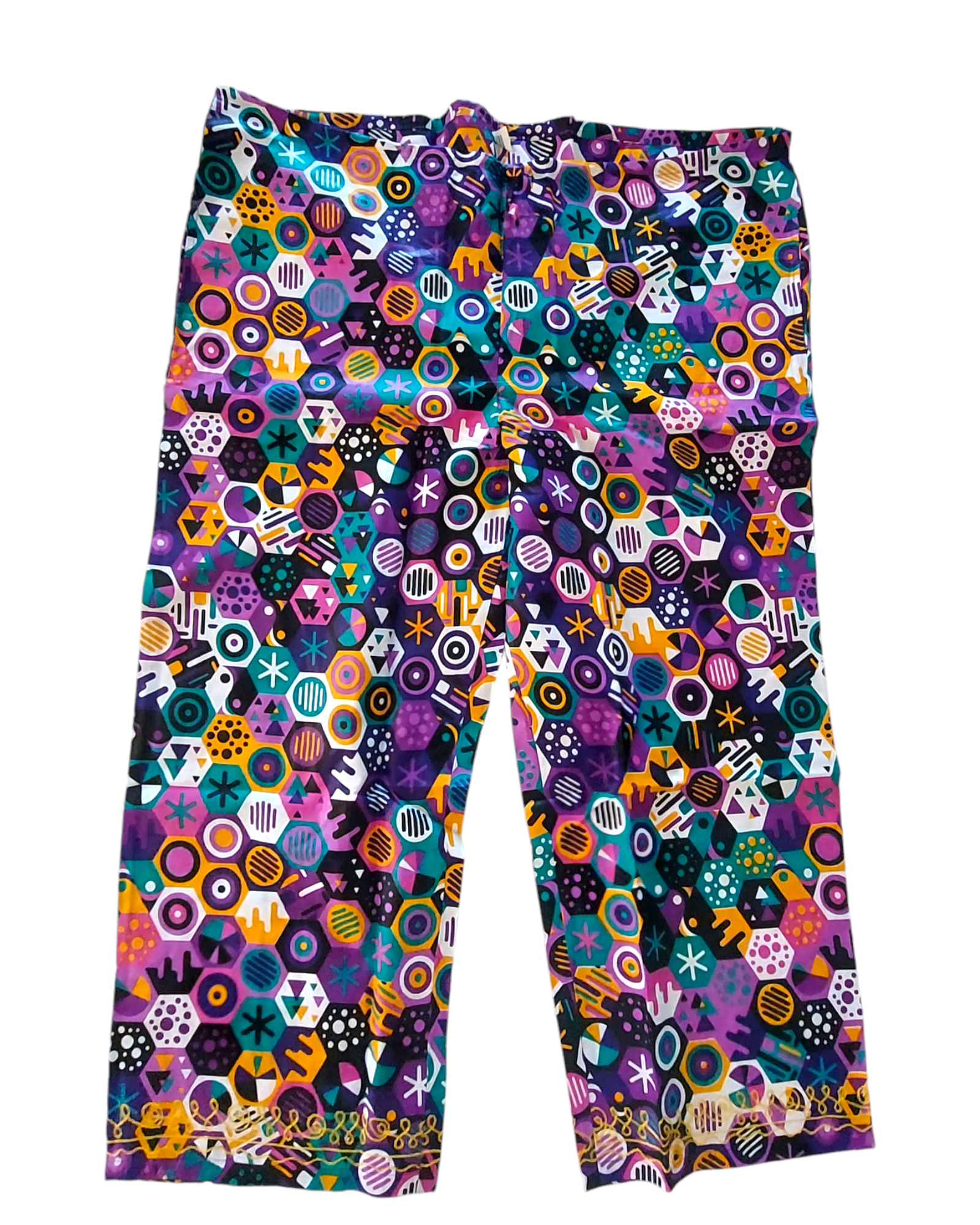 Men 3Pcs Pant Set/ African Print-A